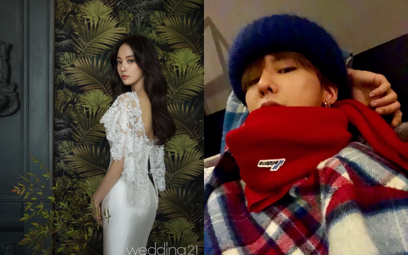 BIGBANG G-Dragon與前After School成員李珠妍三度爆緋聞。（翻攝2人IG）