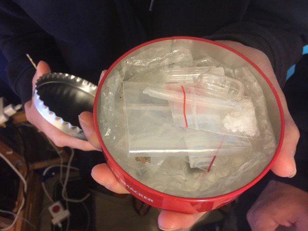 警方於林嫌住處查獲毒品。（圖：警方提供）