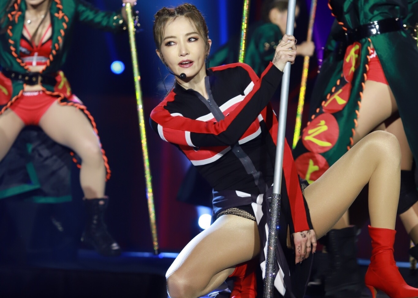 謝金燕的跨年表演相當有看頭。（民視提供）