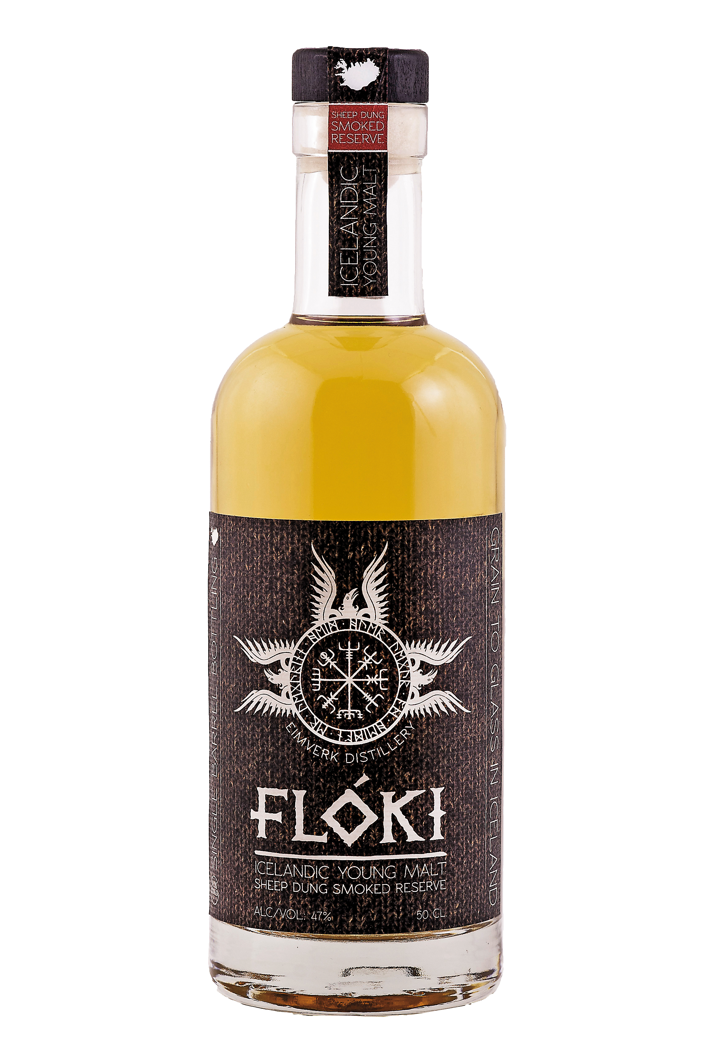 冰島恩維克酒廠的Floki Young Malt羊屎煙燻版,堪稱北歐威士忌中極具特色的一款。