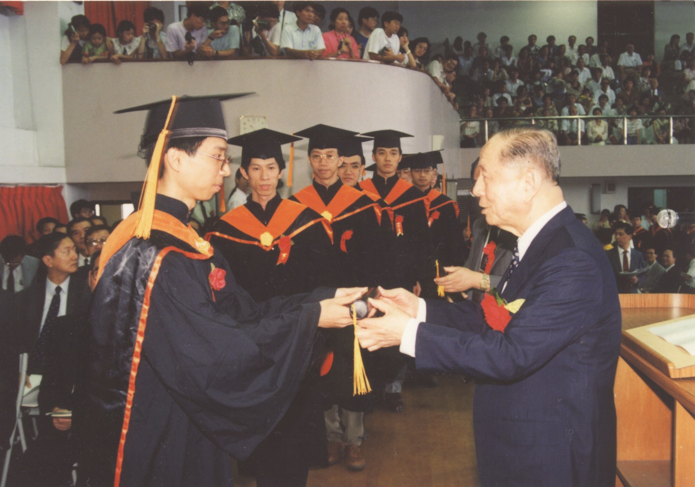 林挺生對教育相當重視，畢生自稱「教授校長董事長」，教授、校長放在董事長之前。（大同公司提供）