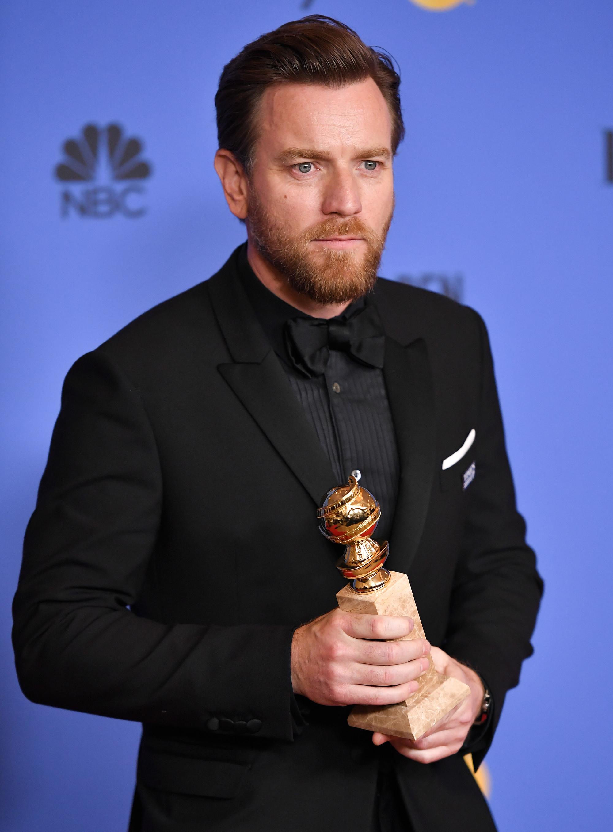 「迷你影集或電視電影最佳男主角」，演出《冰血暴》（Fargo）第三季的伊旺麥奎格。（東方IC）