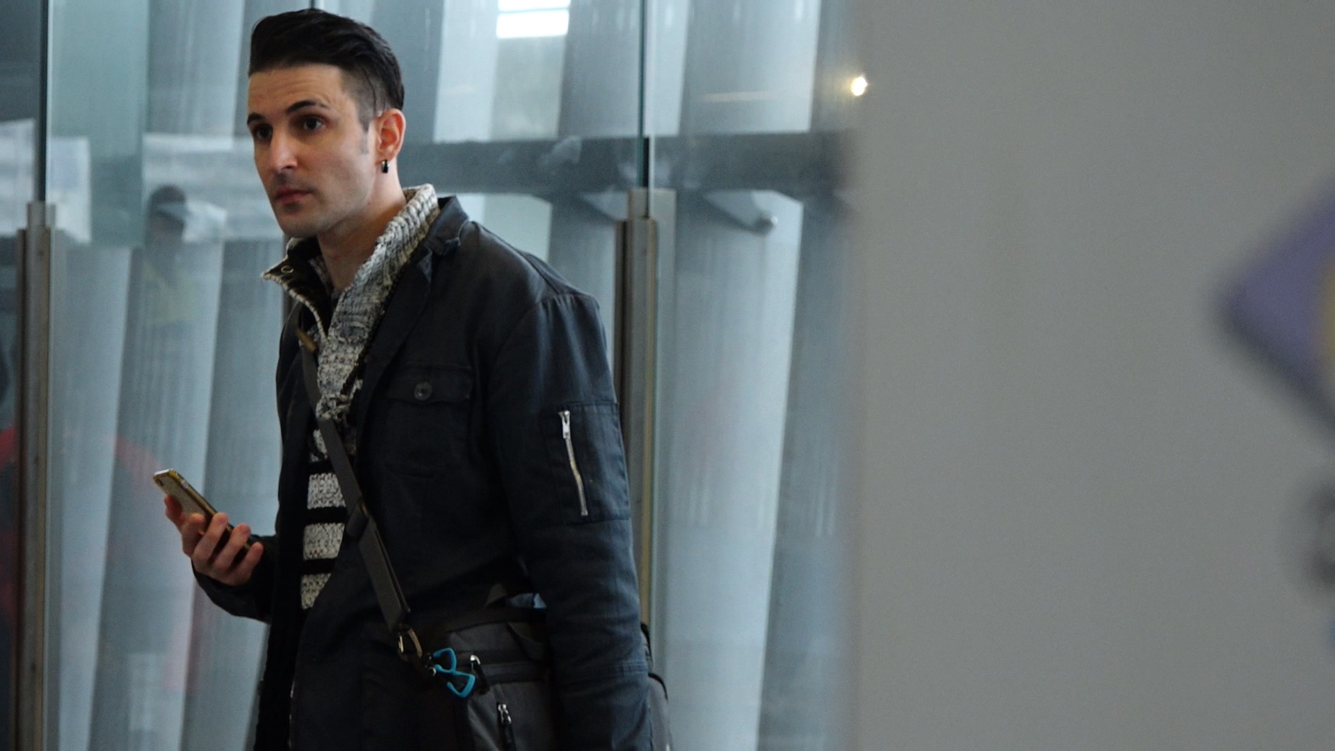 狄文斯5年前首次台灣，他說這些年來，對台灣的看法沒變，仍覺得這裡很安全、便利，而且台灣人很親切。