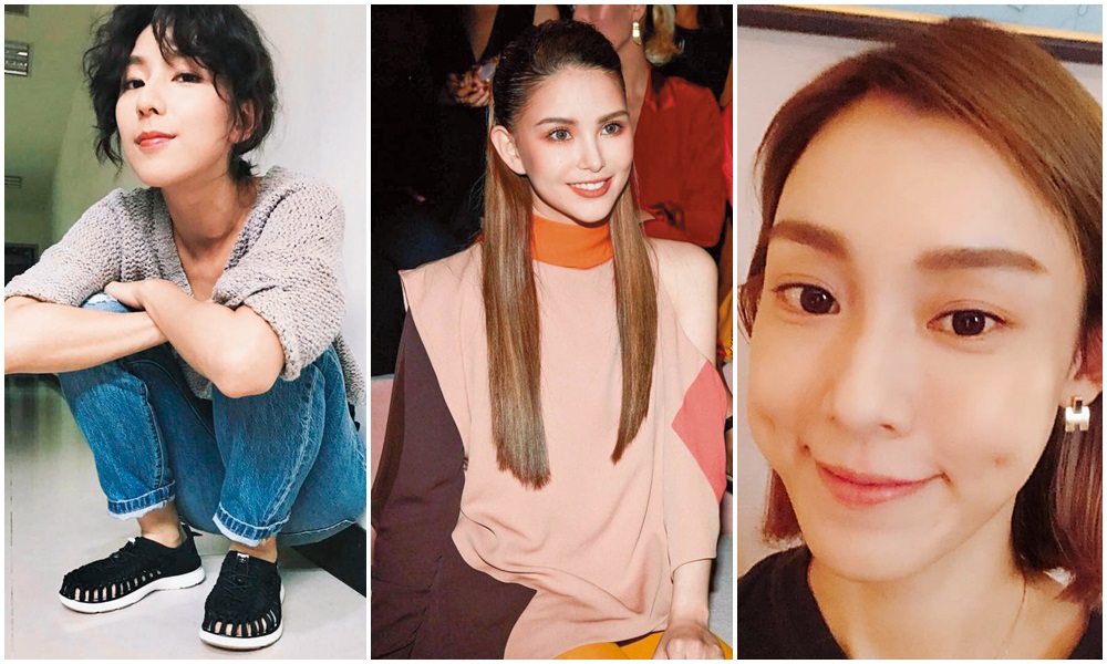 許多藝人當媽媽的時刻都來得意外,左起林辰唏、昆凌及范瑋琪。