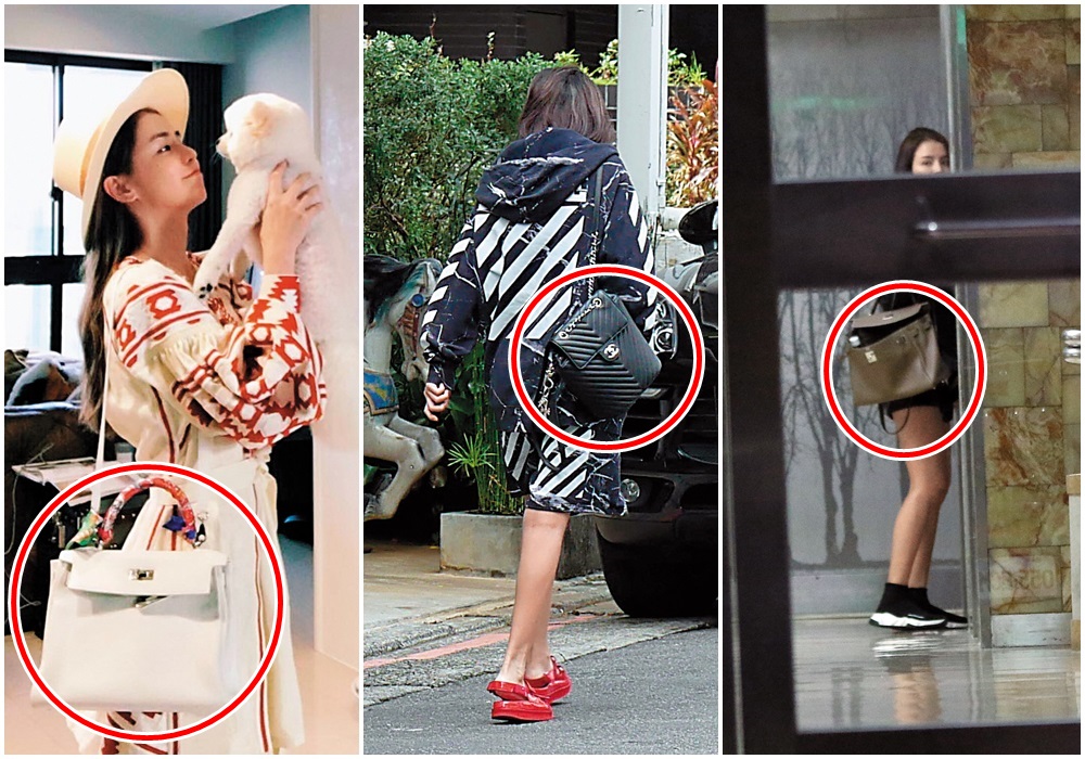 李毓芬包類的價格上看300多萬元，與她的演藝工作不太成正比。（翻攝自李毓芬IG）