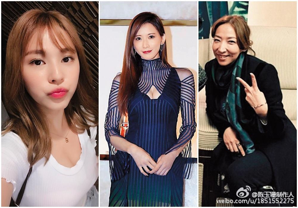 娛樂圈酒後失態的不僅是陳喬恩。左起:熊熊、林志玲、陳玉珊。