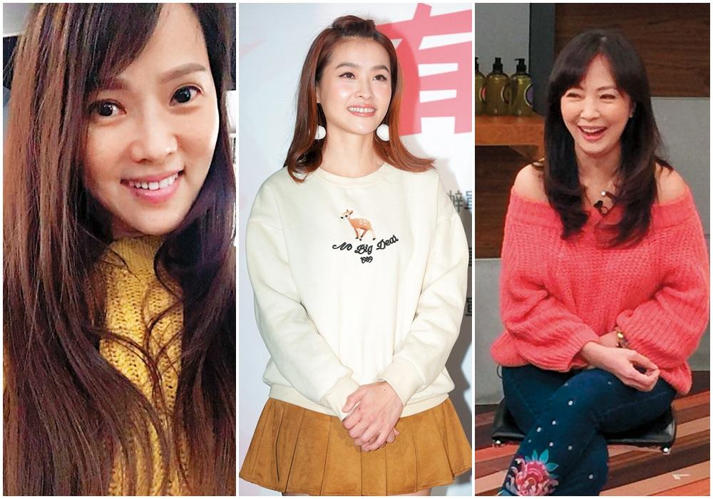 婆媳問題可能導致夫妻走上離婚一途，演藝圈與名人當然也不例外，左起為伊能靜、小嫻及郭昱晴。