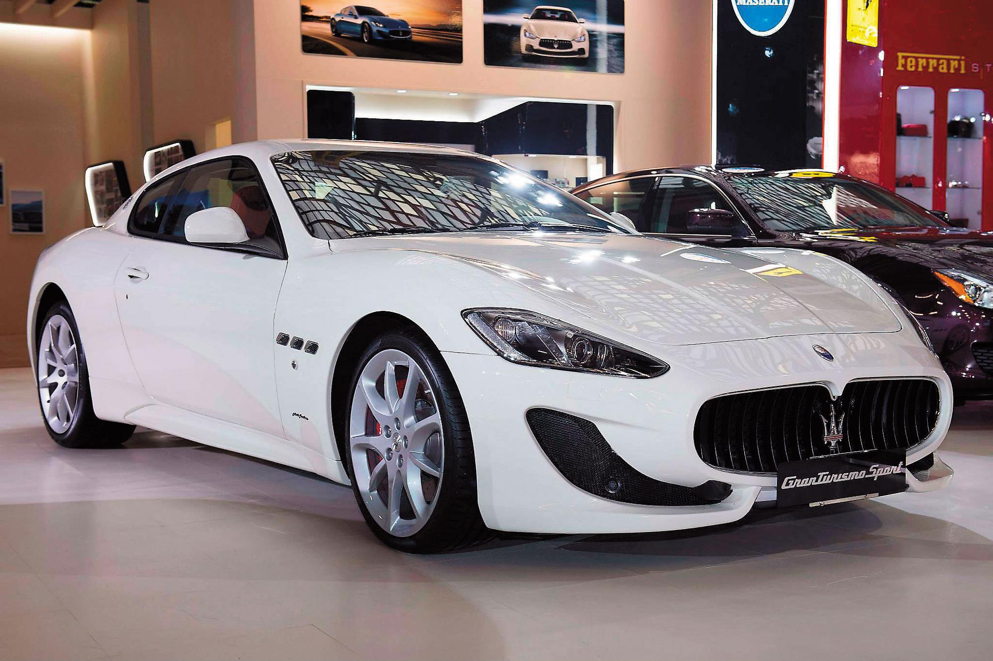 黃健維以創業心情差，要求王思涵買340萬元二手Maserati跑車送他。圖為相同款式。（翻攝自台灣瑪莎拉蒂臉書）