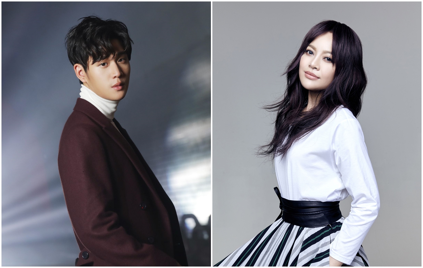 周興哲（左）今年過年想帶家人出國走走，而戴愛玲（右）新年願望是希望硬舉重訓能有新紀錄。（台視提供）