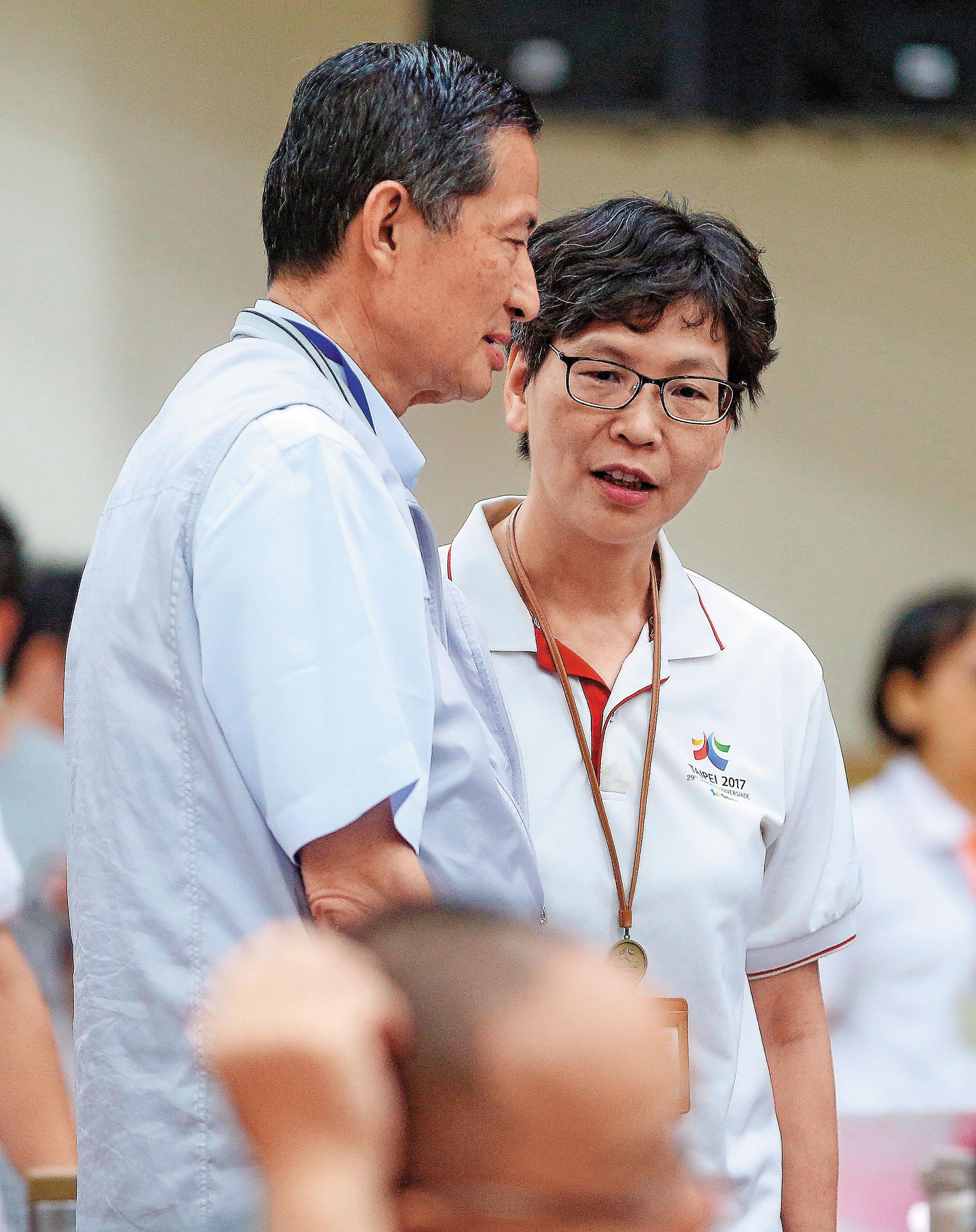 蔡壁如強調,若首長去職被解讀為內鬥,她會跳到第一線把話講清楚。