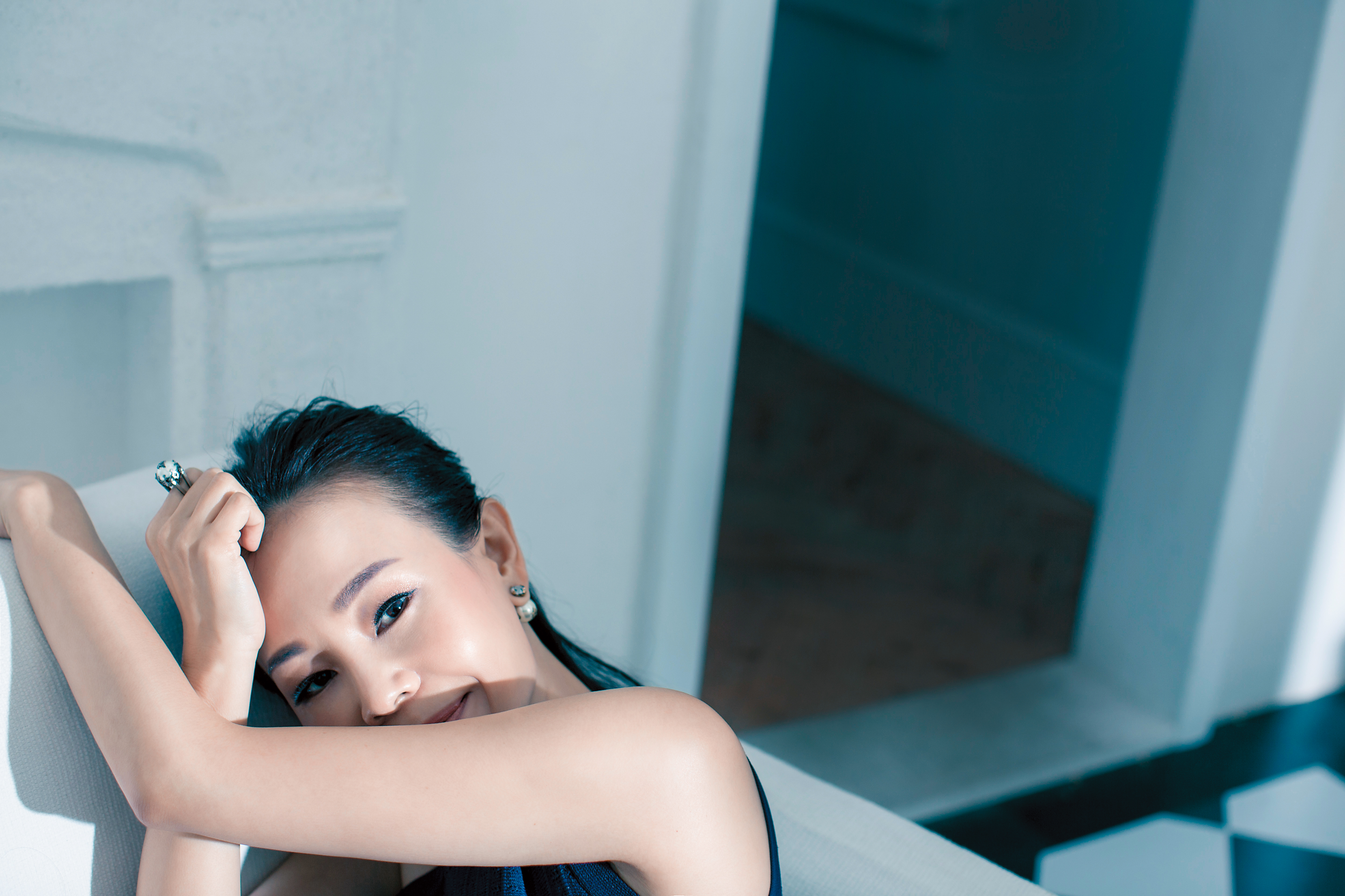 可以在婚姻中保有多少自己？彭佳慧說，這需要另一半的體諒跟支持。「起碼，他還滿喜歡聽我唱歌的。」