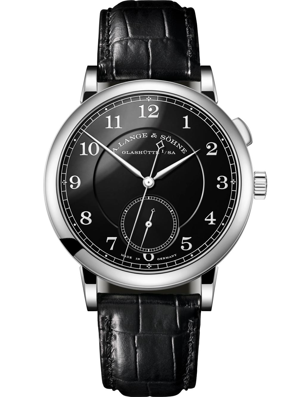 《1815 “Homage to Walter Lange”in Stainless Steel》朗格一向僅打造貴金屬材質錶款，僅有極特殊的時候才會發表不鏽鋼款式，此款腕錶就是其中之一。它採用不鏽鋼材質錶殼與黑色琺瑯面盤，全球僅限量一只，將於2018年拍賣並將款項全部投入慈善活動。 功能：時、分、小秒指示；跳秒計時碼錶/機芯：手上鏈機芯/定價：未定（限量1只）
