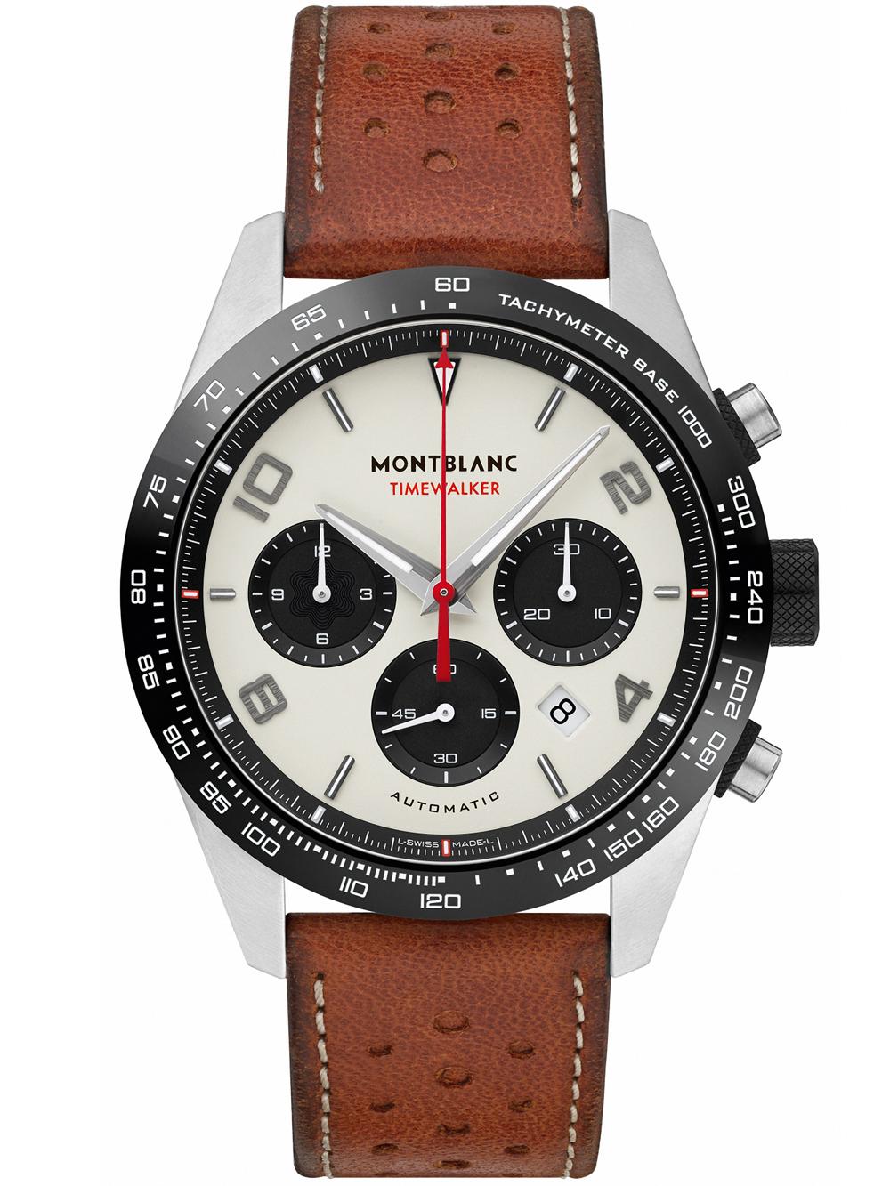 《TimeWalker Manufacture Chronograph》除了錶圈為黑色陶瓷材質所打造之外，錶冠的部份也加上了黑色DLC處理，長期使用亦不會有磨損的問題。 功能：時、分、小秒指示；日期顯示；計時碼錶/機芯：自動上鏈機芯/定價：未定