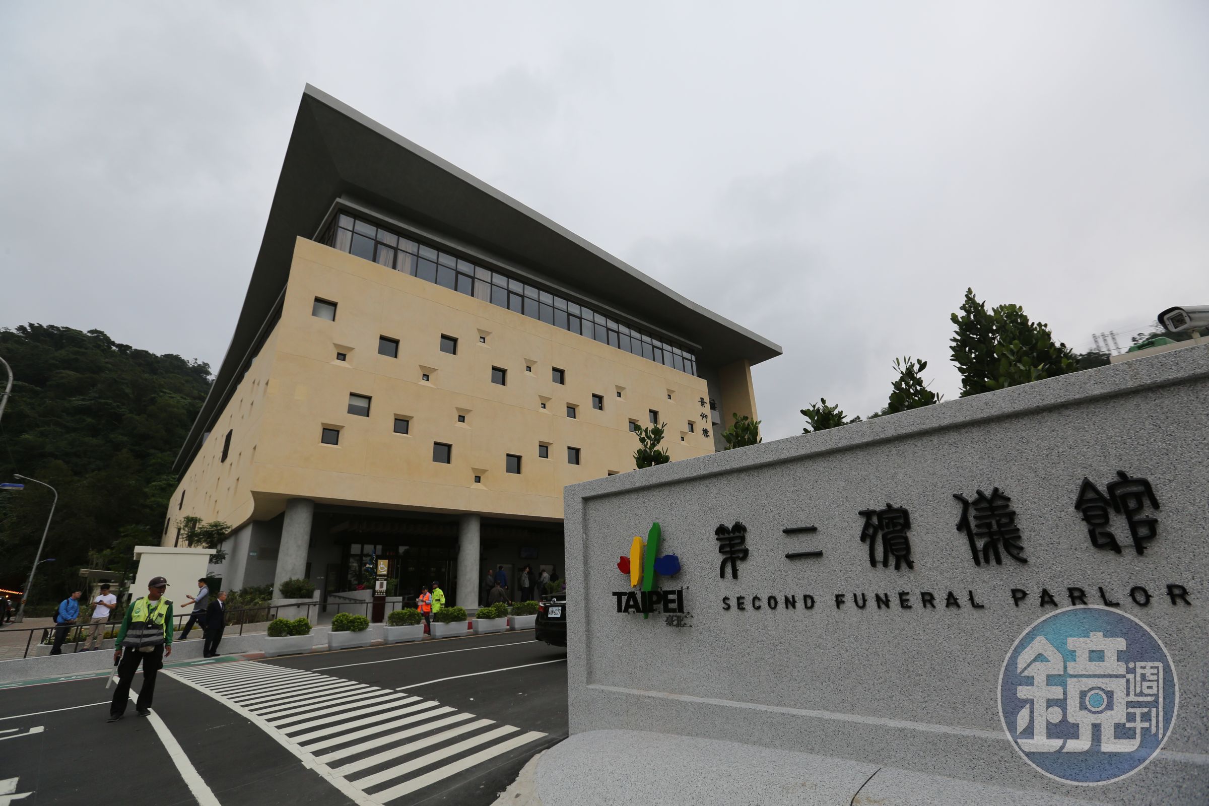 北市消防局指出，近日寒流來襲因心血管疾病之送醫案件確顯增長。圖為台北市立第二殯儀館。