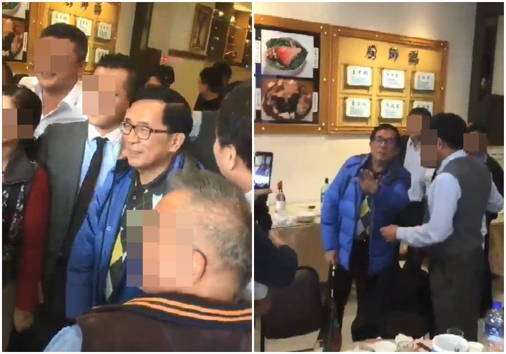 阿扁頻頻告訴民眾，可以拍照，不要PO網。（翻攝畫面）