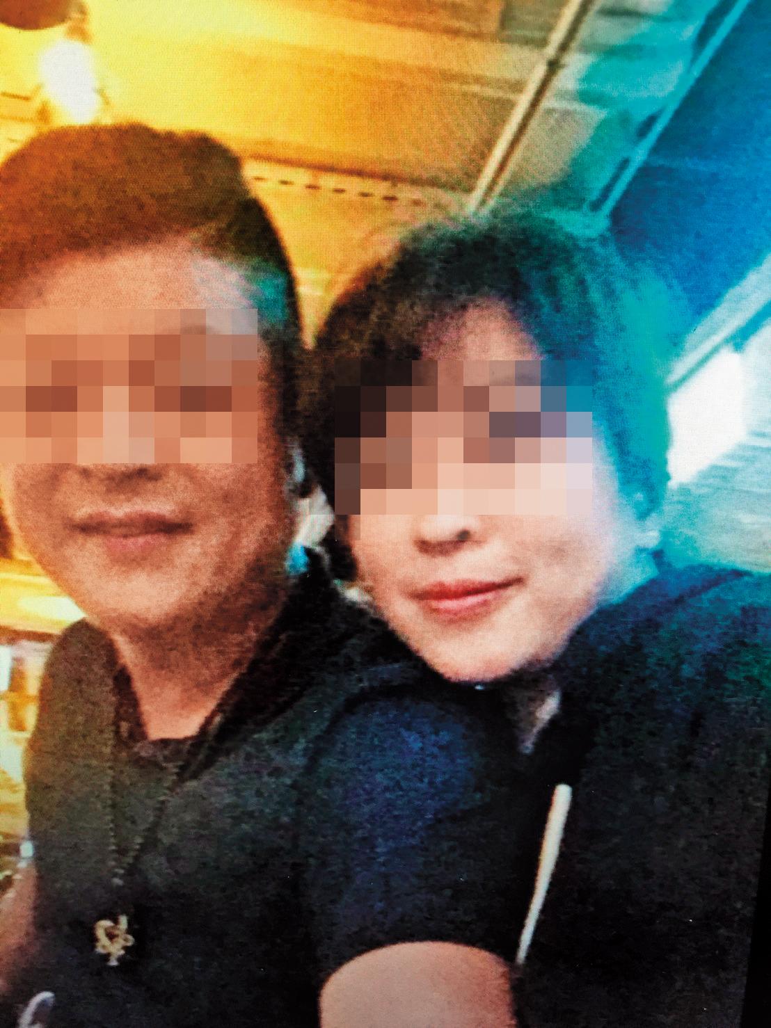 女老師（右）與前夫（左）原本感情不錯，2人經常在臉書放閃。（翻攝自臉書）