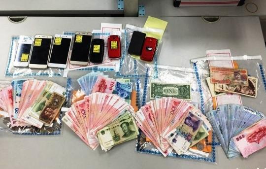 祈福黨騙得的贓款。（警方提供）