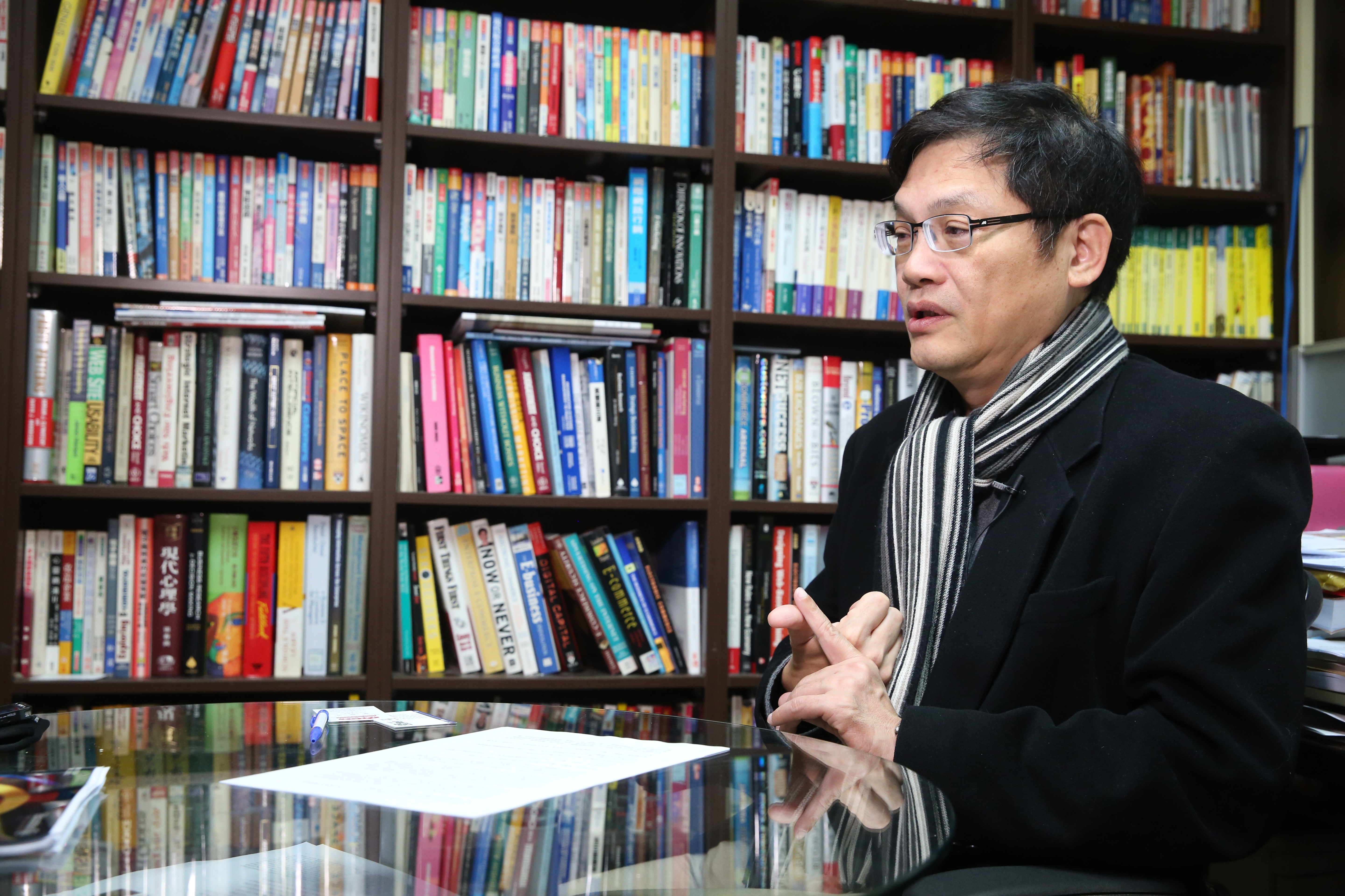 文大準校長盧希鵬接受本刊專訪，暢談未來的治校理念。