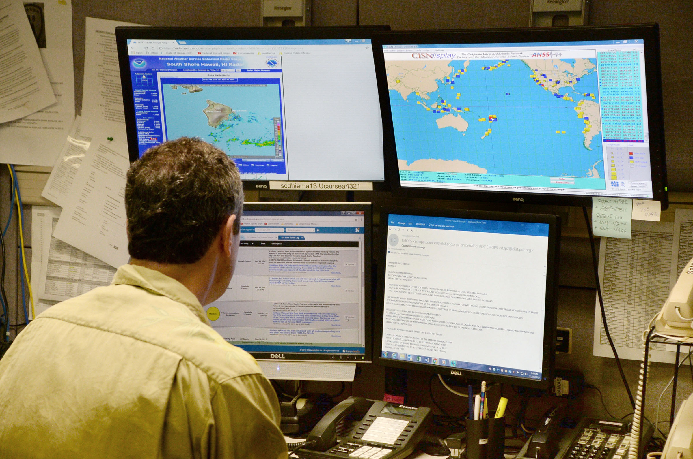 夏威夷飛彈警報誤發事件，很可能是程式介面設計惹得禍。（東方IC）