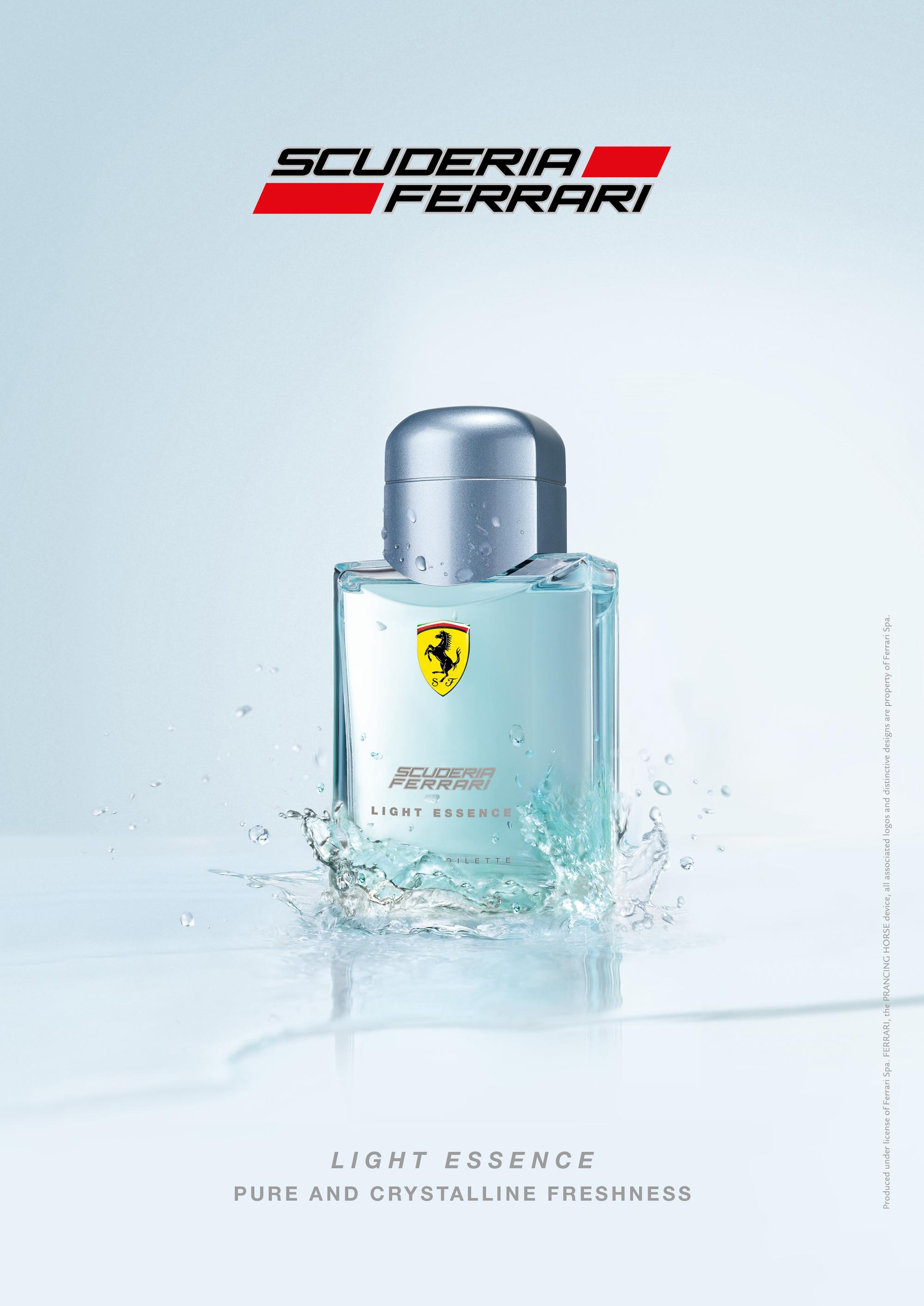 Ferrari法拉利氫元素中性淡香水,清爽的藍、金屬合金瓶蓋、圓弧線條,不僅吸引目光,也刺激嗅覺感官。