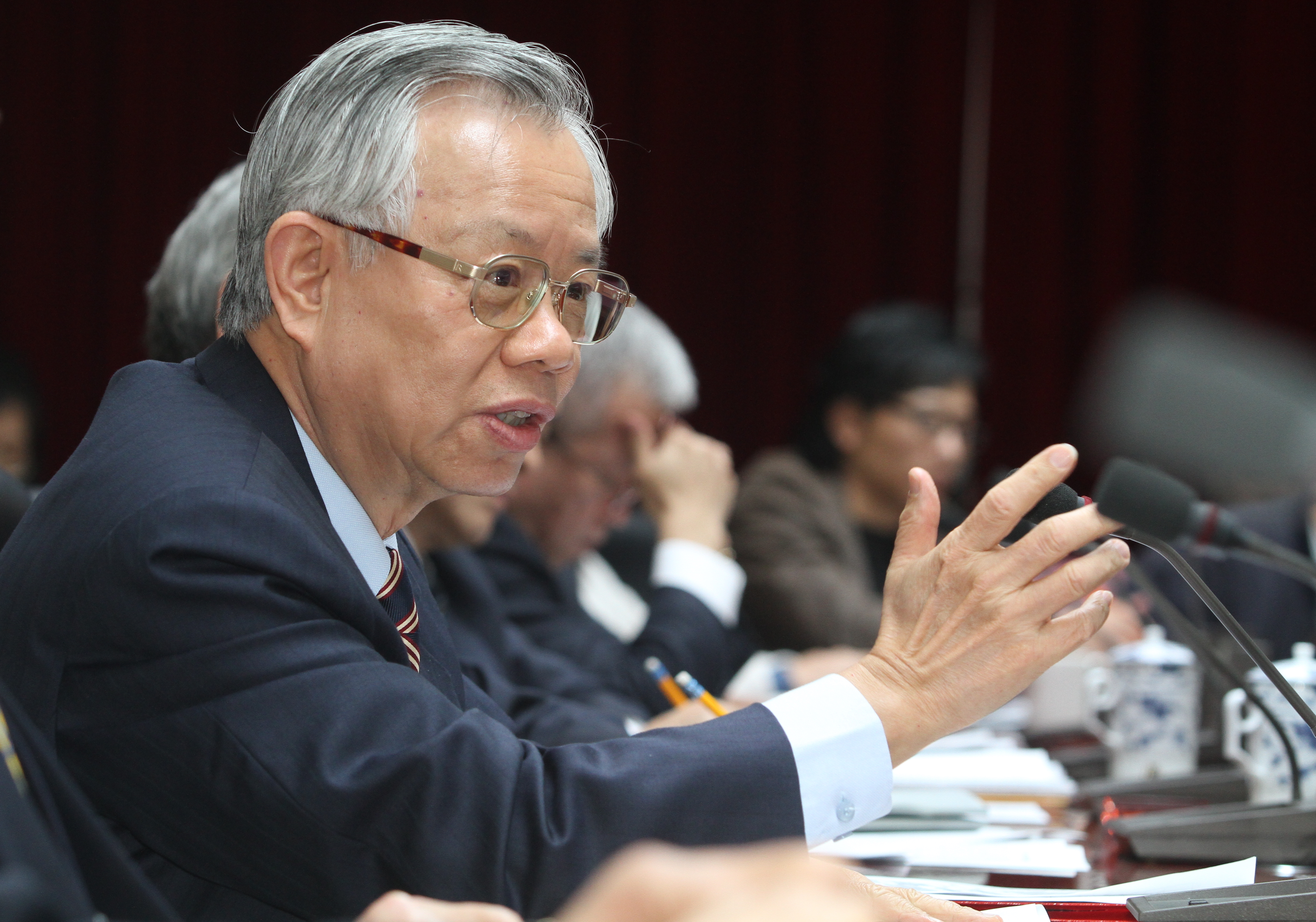 彭淮南在得知獲獎後謙虛表示，「此項榮譽屬於全體國人，不屬於他個人」。