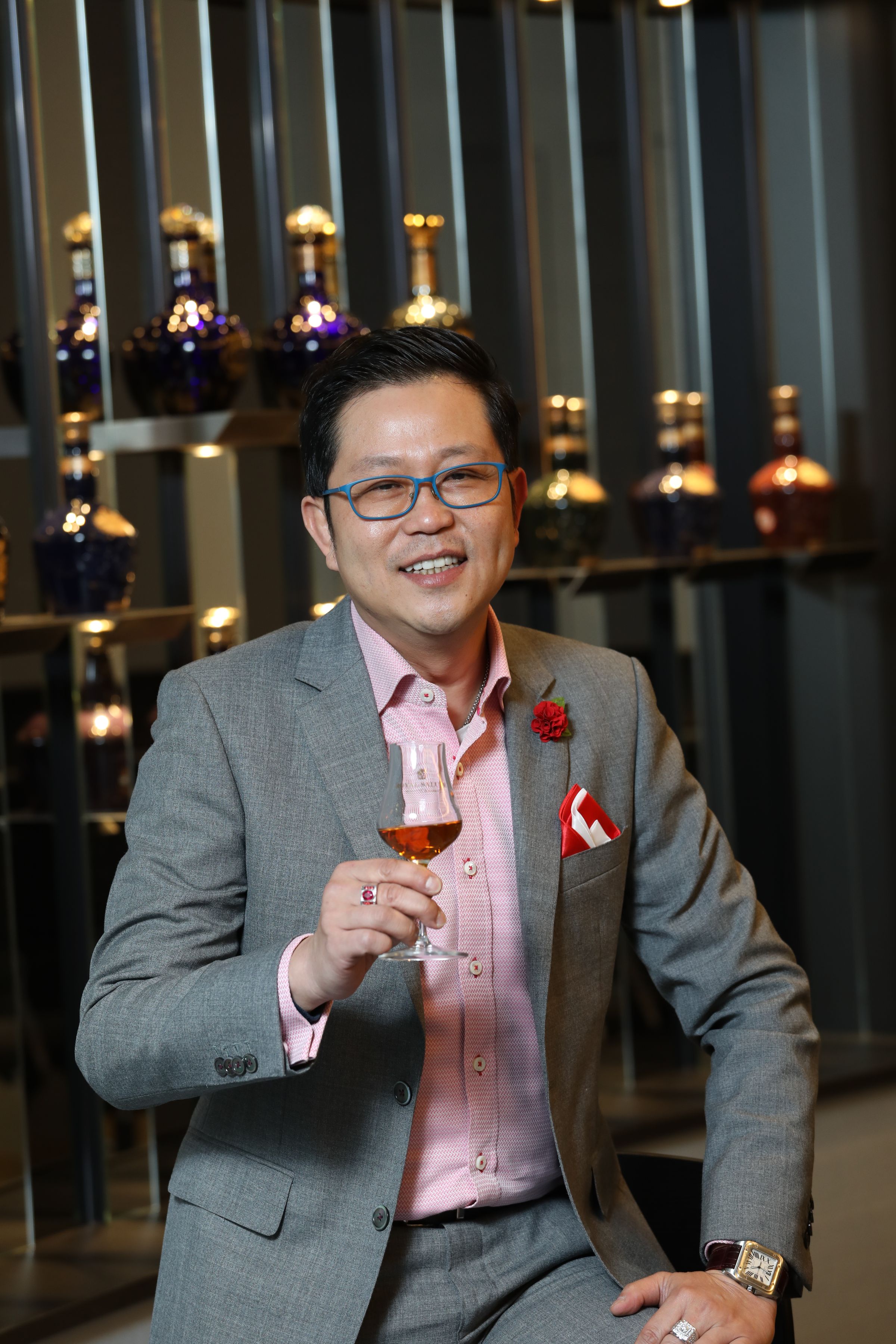 台灣保樂力加公司董事總經理王德勤指出，台灣是皇家禮炮的主力市場，消費者品味超越很多國家。