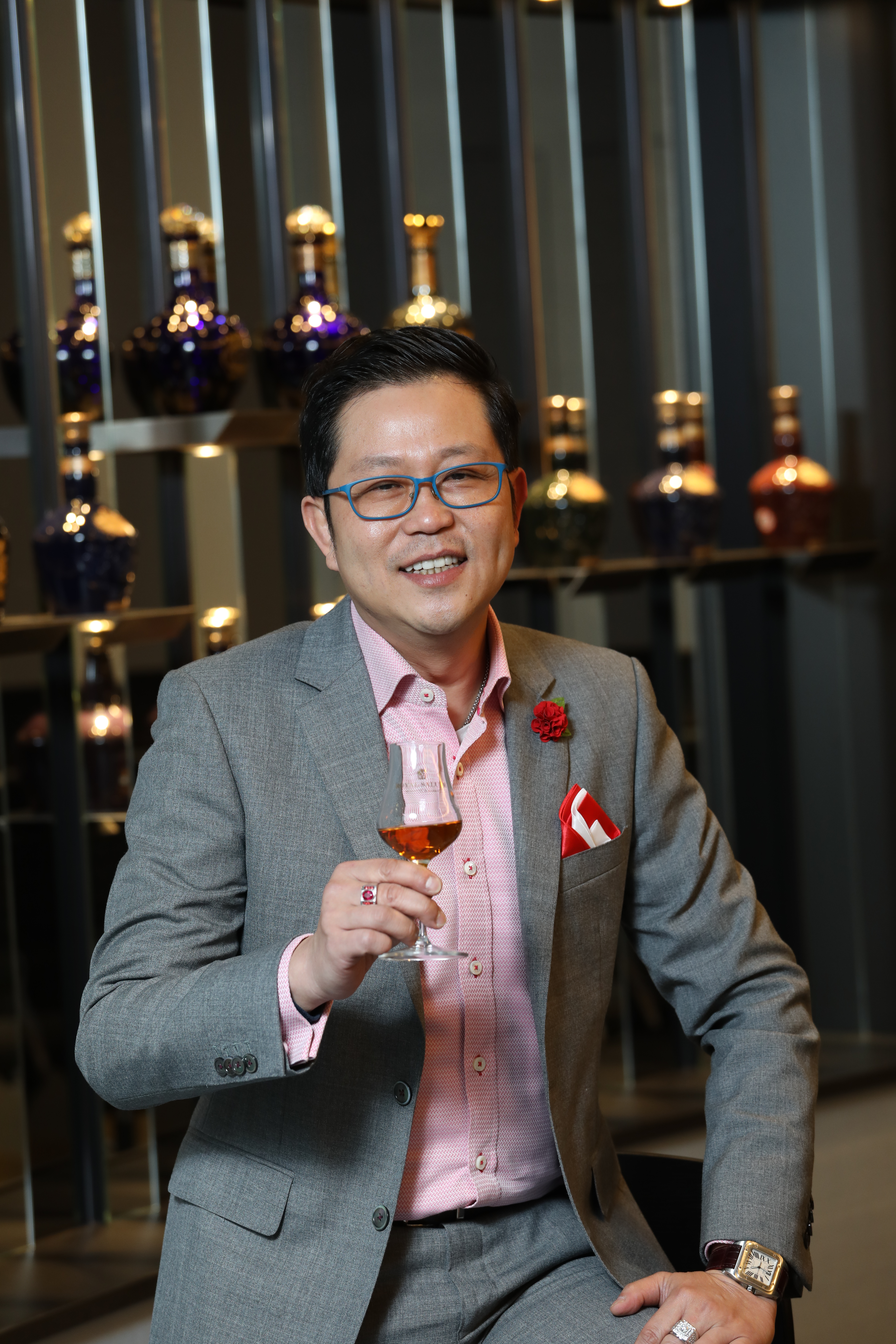 台灣保樂力加公司董事總經理王德勤指出，台灣是皇家禮炮的主力市場，消費者品味超越很多國家。