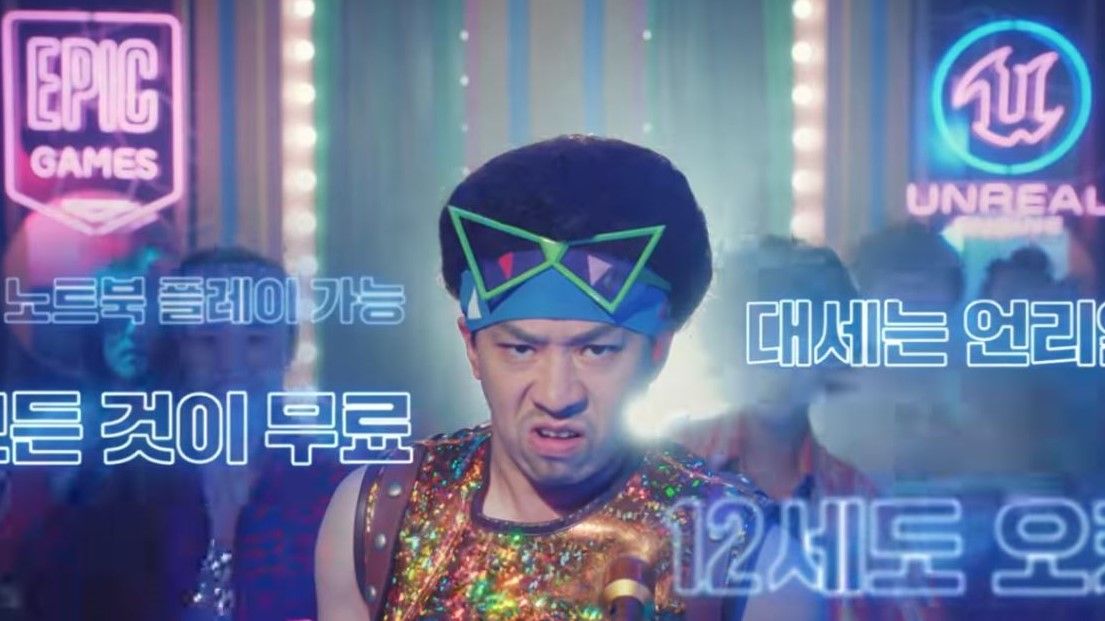 十足韓國風格的搞怪遊戲廣告。（翻攝自遊戲預告片）