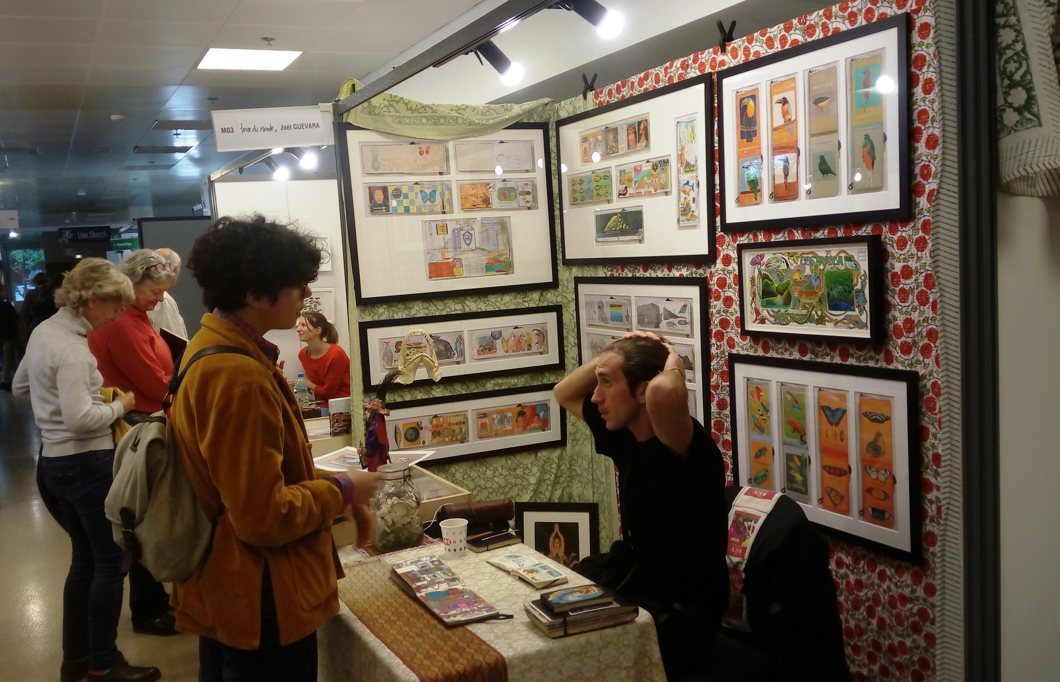 作者林莉菁的報導文學漫畫《Fudafudak閃閃發光之地》再次受邀參展。（林莉菁提供）