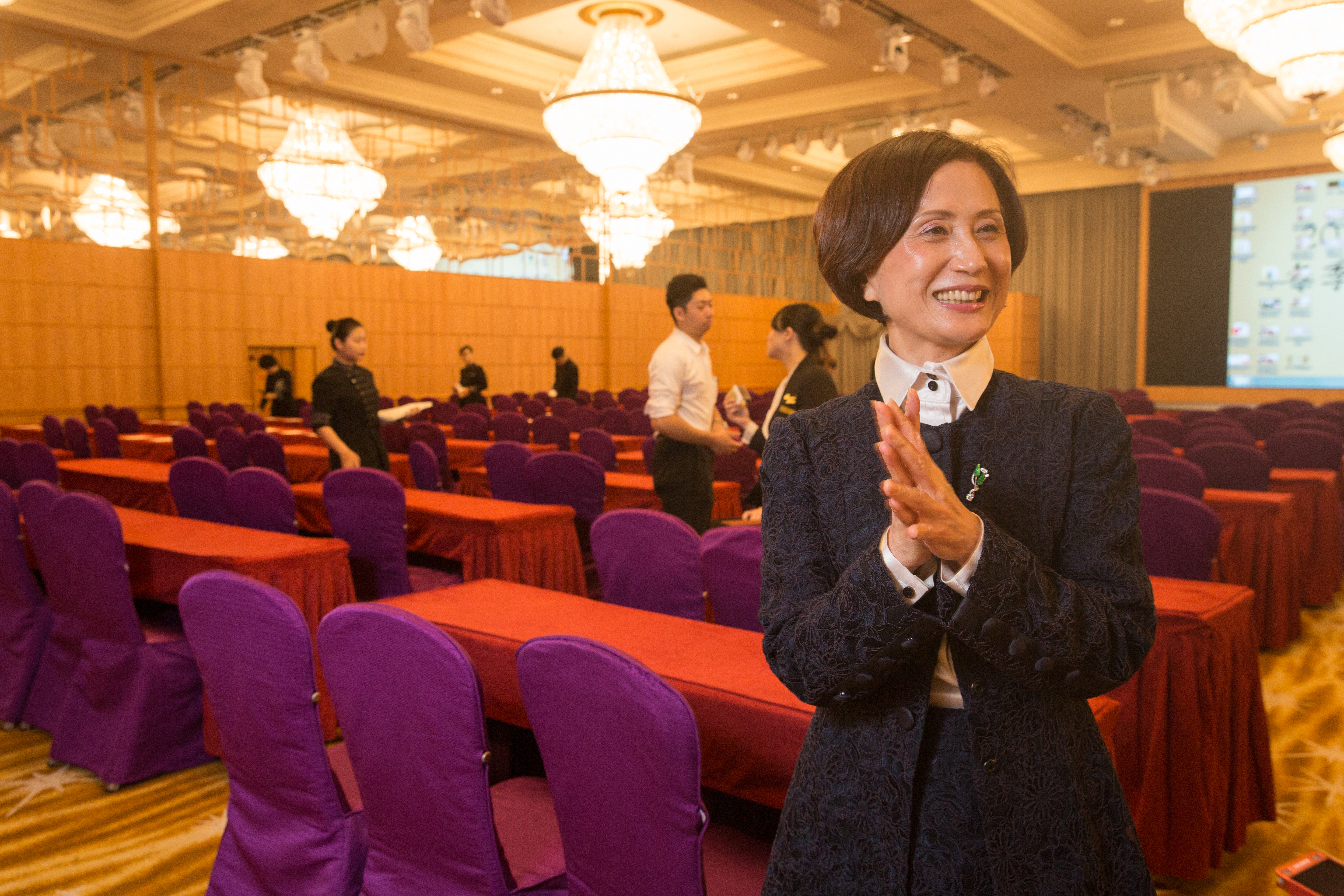 身為總鋪師之女，林淑婷彷彿和餐飲業特別有緣，帶領漢來飯店餐飲部走向獨立餐飲集團，還掛牌上櫃。