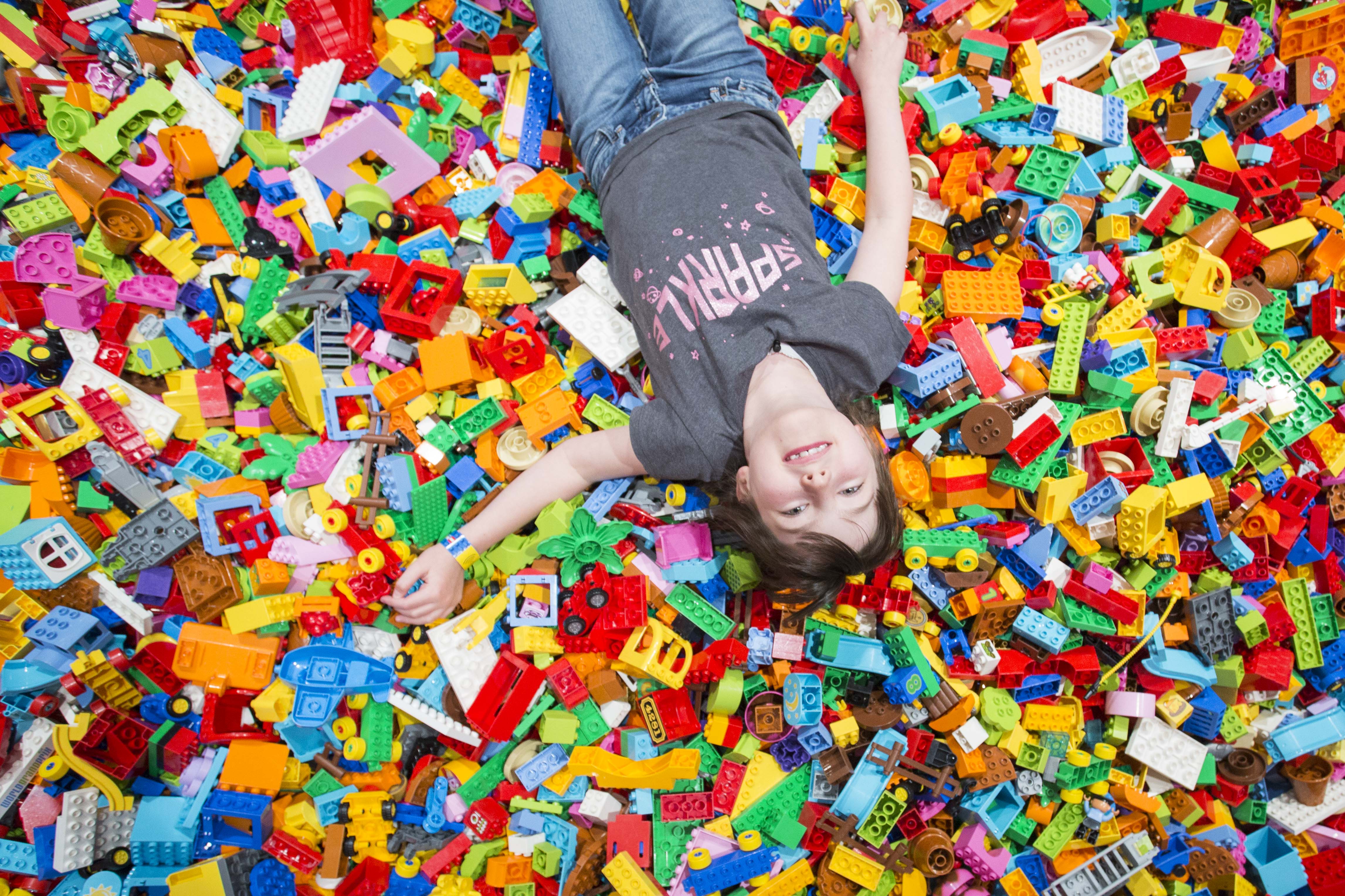 樂高積木是歷久不衰的兒童遊戲。(東方IC)