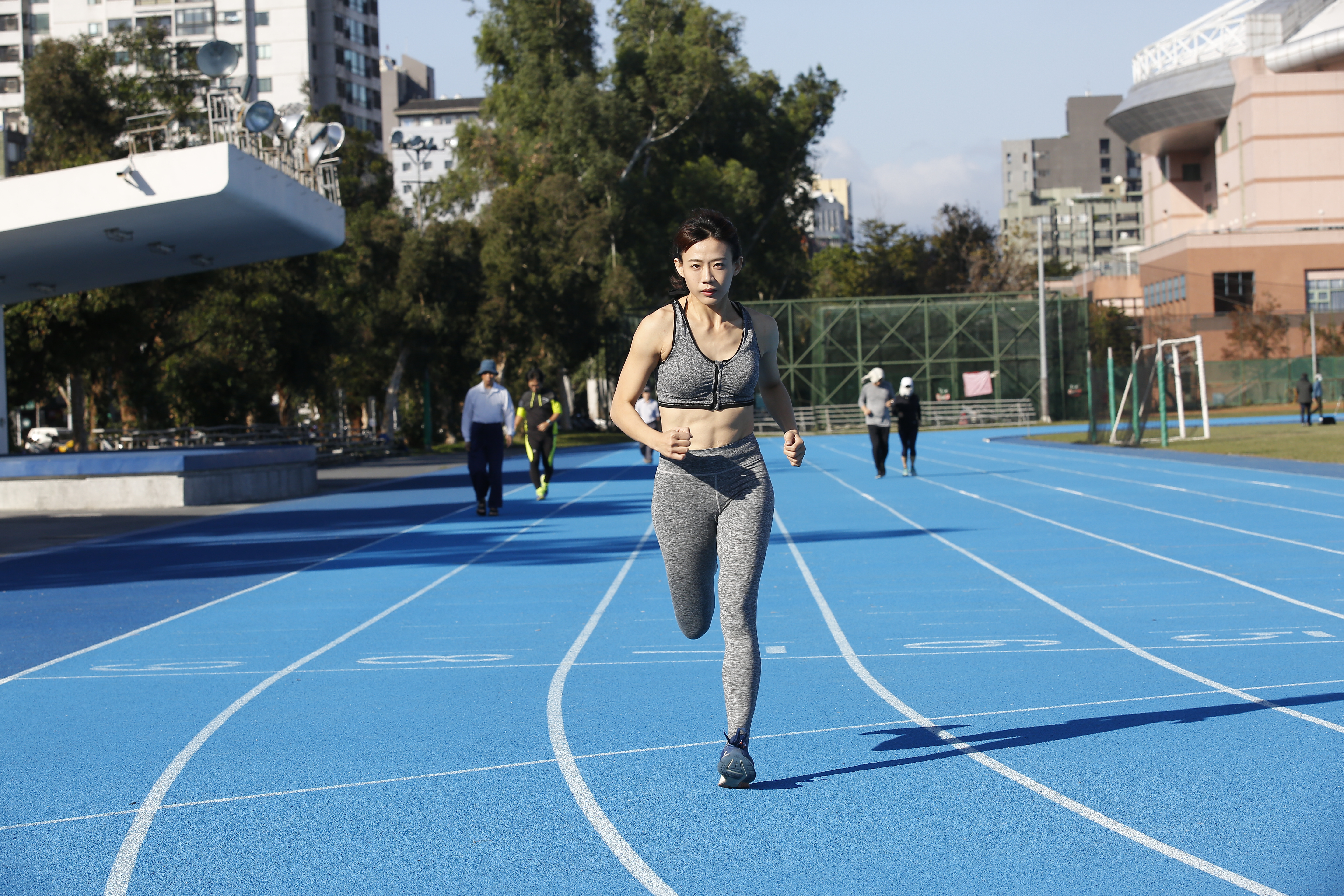 對陳竹音來說，運動是生活必要的元素。