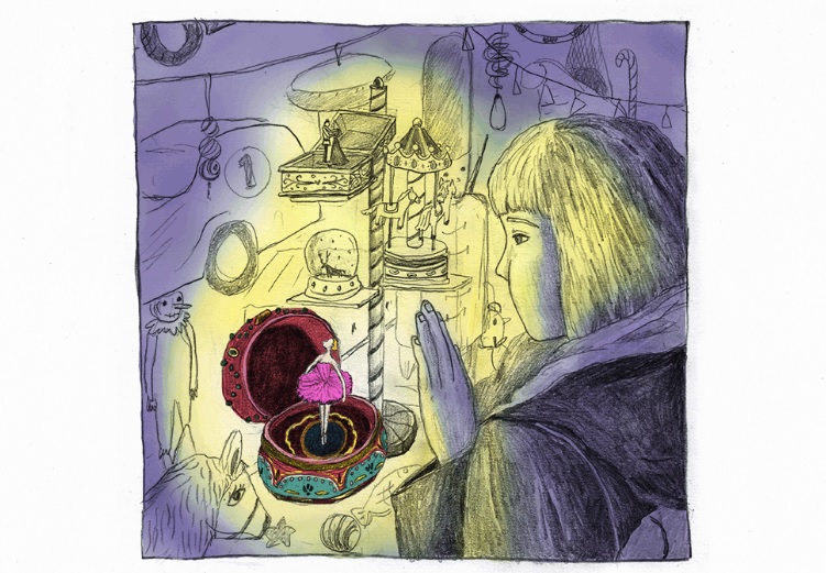 台灣創作者劉倩帆以作品《潛水》奪下安古蘭數位漫畫競賽銀獎。(圖:翻攝自法國安古蘭漫畫節台灣館部落格)