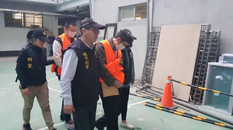 黃嫌與同夥周姓堂兄弟被依槍砲、毒品罪嫌移送法辦。（警方提供） 