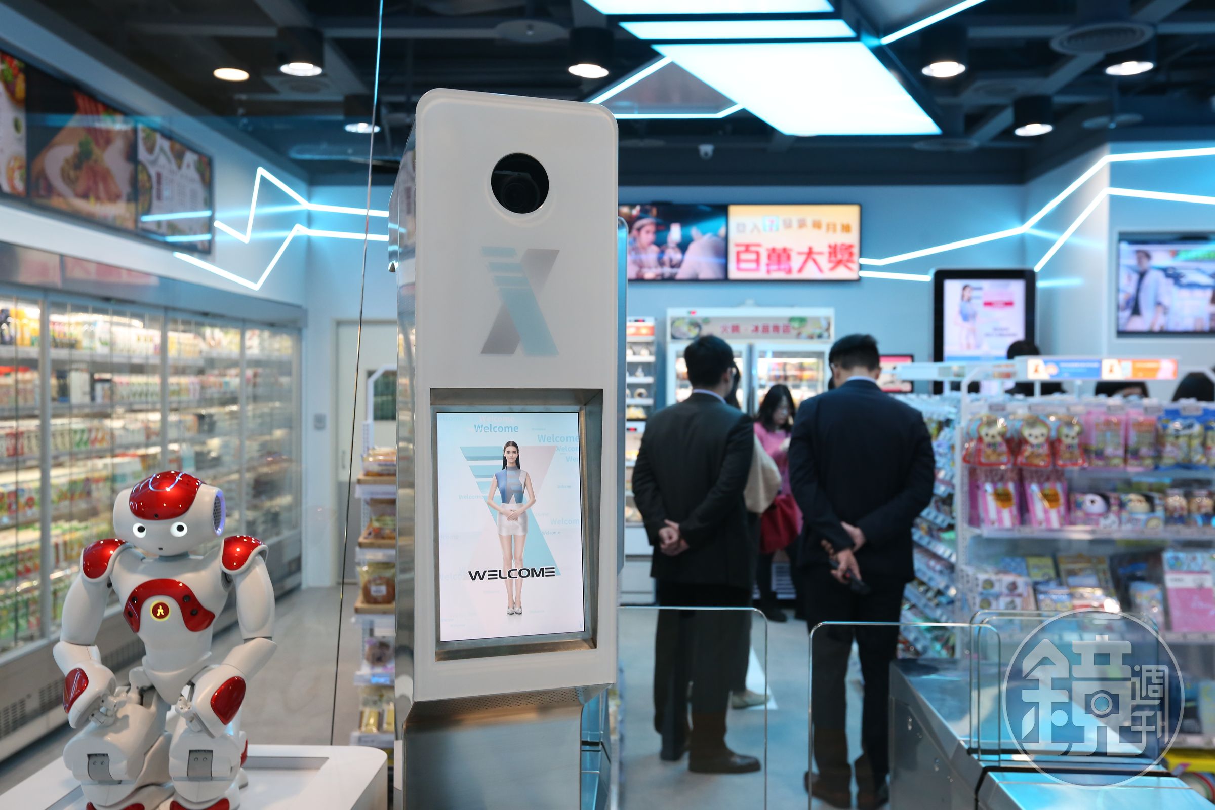 統一超的第一間無人商店今天正式露面。