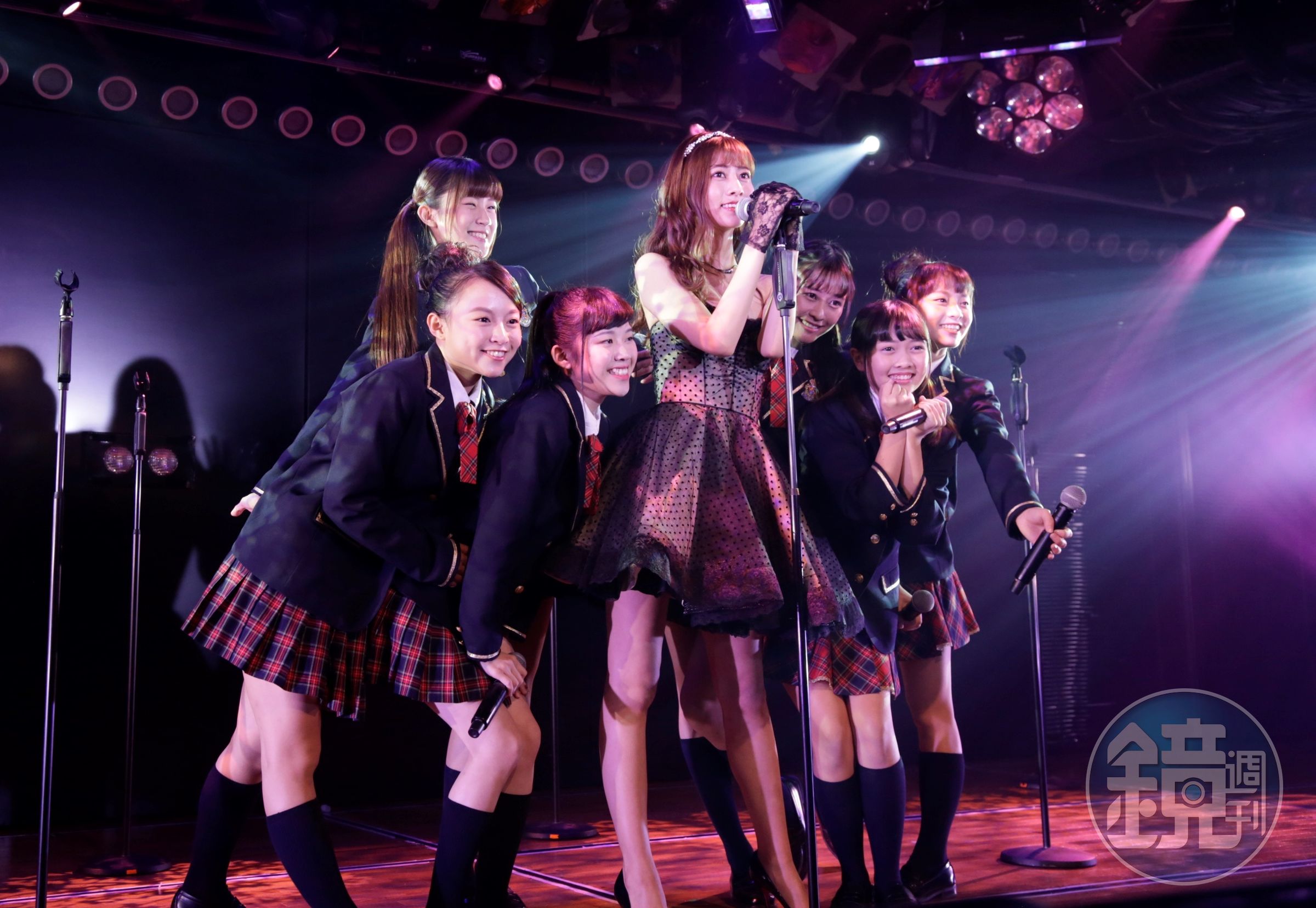 阿部瑪利亞移籍TPE48，台灣研究生赴日參與她的壯行會公演。（@AKS提供）