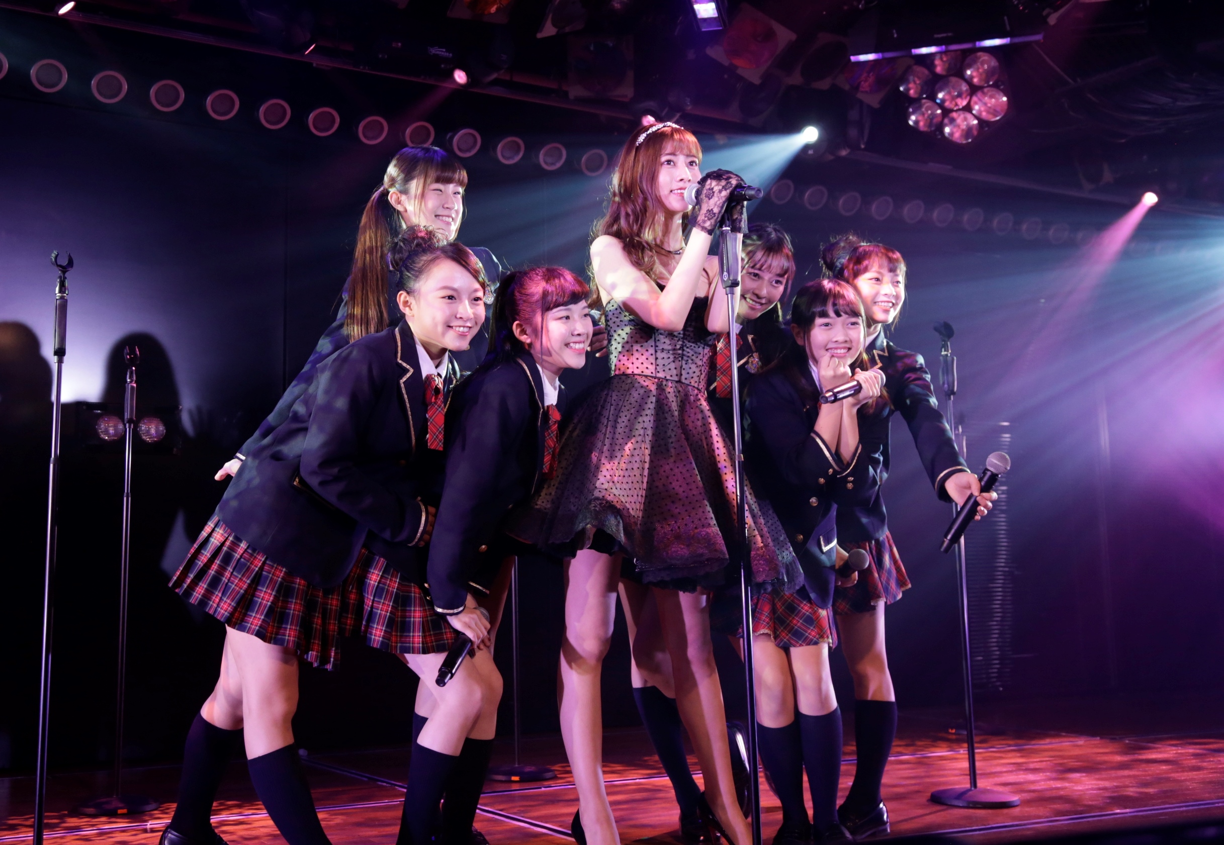 阿部瑪利亞移籍TPE48，台灣研究生赴日參與她的壯行會公演。（@AKS提供）