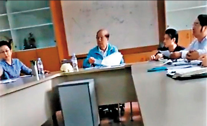 天道盟成立初期，在羅福助（左2）、楊登魁、吳桐潭等三人領導下，短短數年間就闖出名號。（本刊資料照）