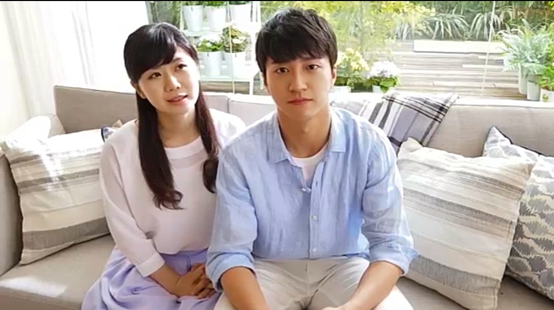 桌球球星夫妻檔江宏傑攜妻福原愛，接下知名品牌台灣地區冷氣代言。（台灣松下提供）