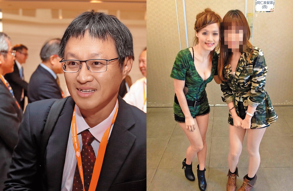 潘健成（左）與小三（右圖左）談判對話曾提及：「立法院也要錢」，令人不得不懷疑勒索潘健成的共犯極可能有立委助理。