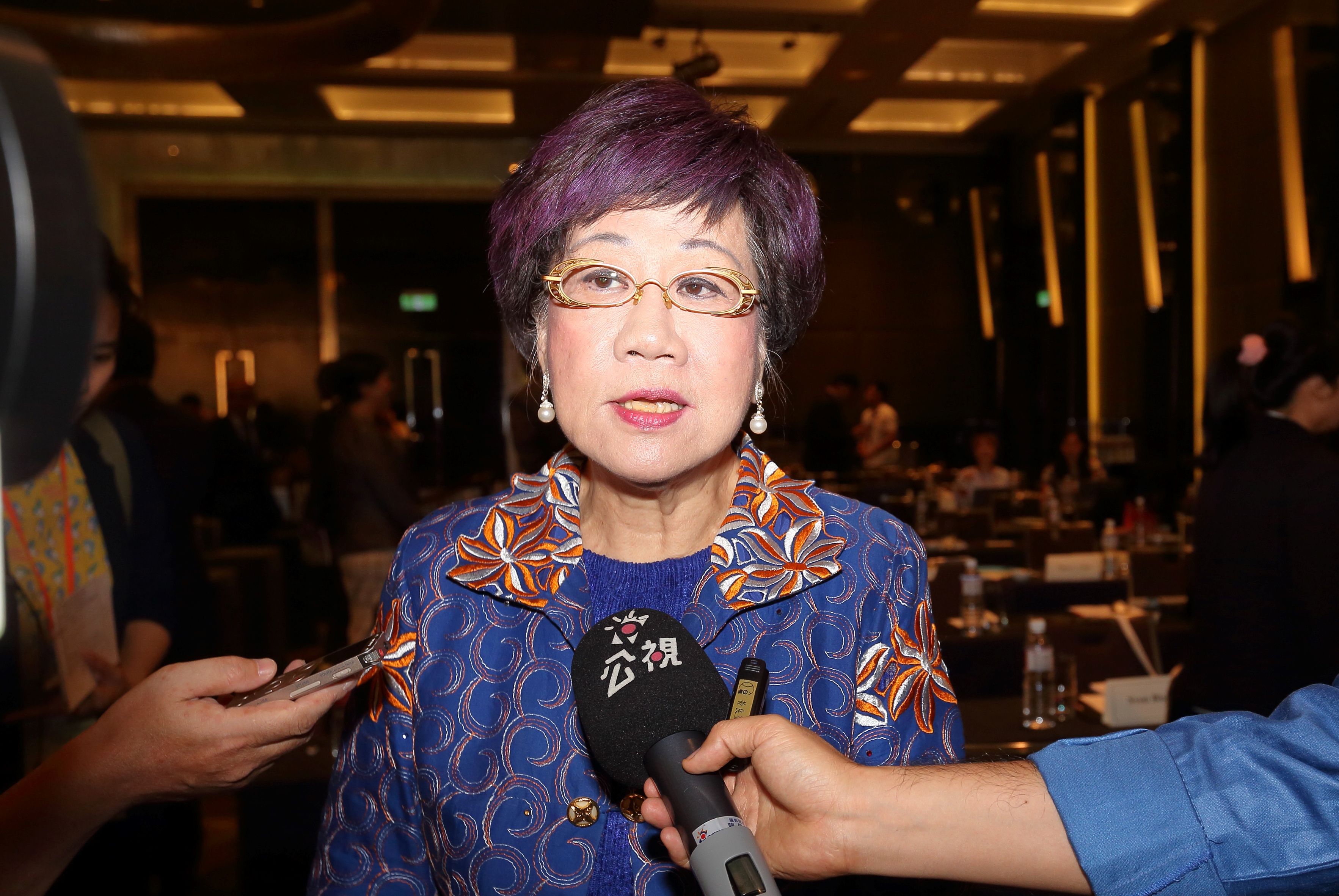 前副總統呂秀蓮今天宣布參選台北市長，她強調自己要「當仁不讓」。