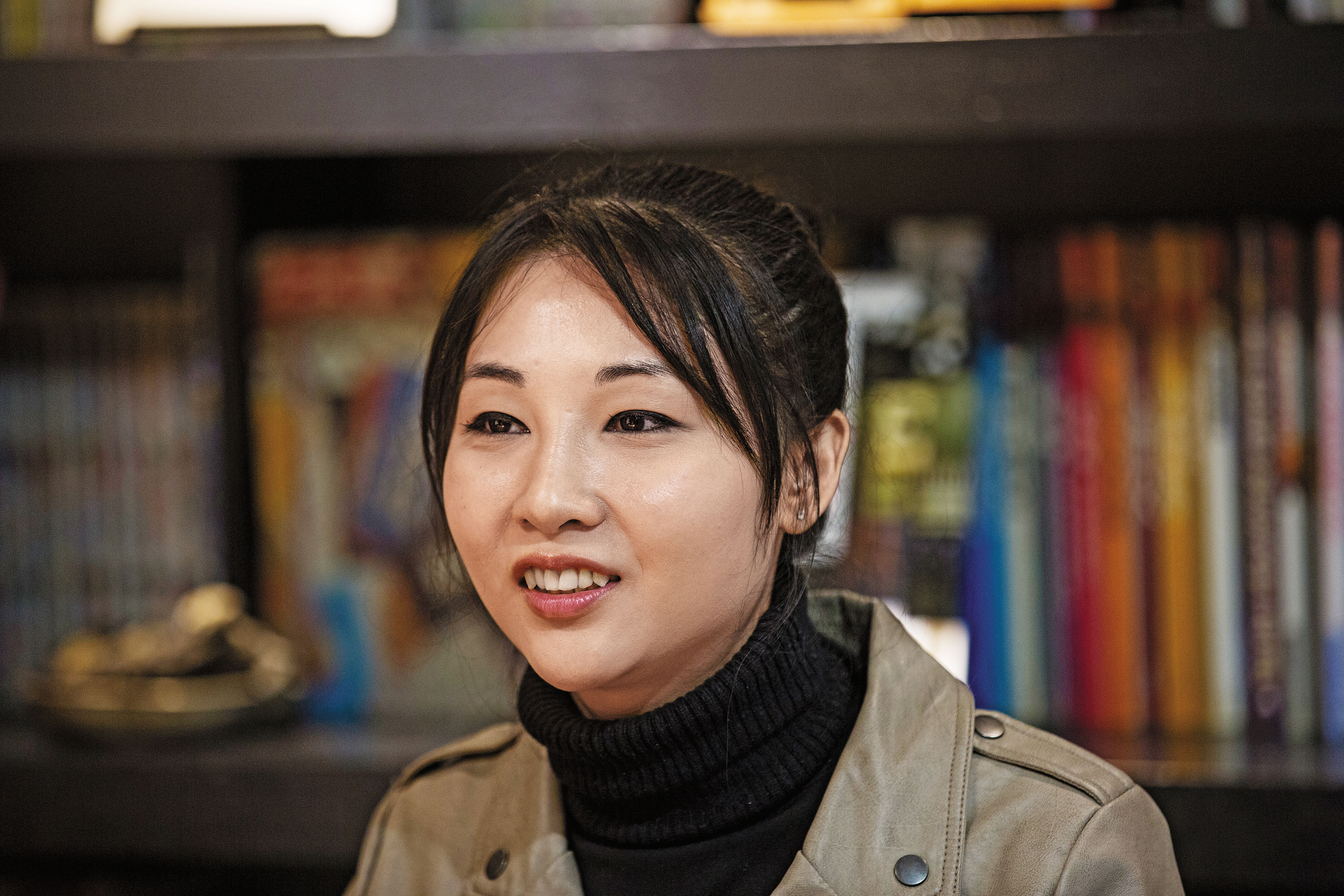 簡碧燕對發生在她身上的悲劇侃侃而談，言談中那些傷痕彷彿不留痕跡。