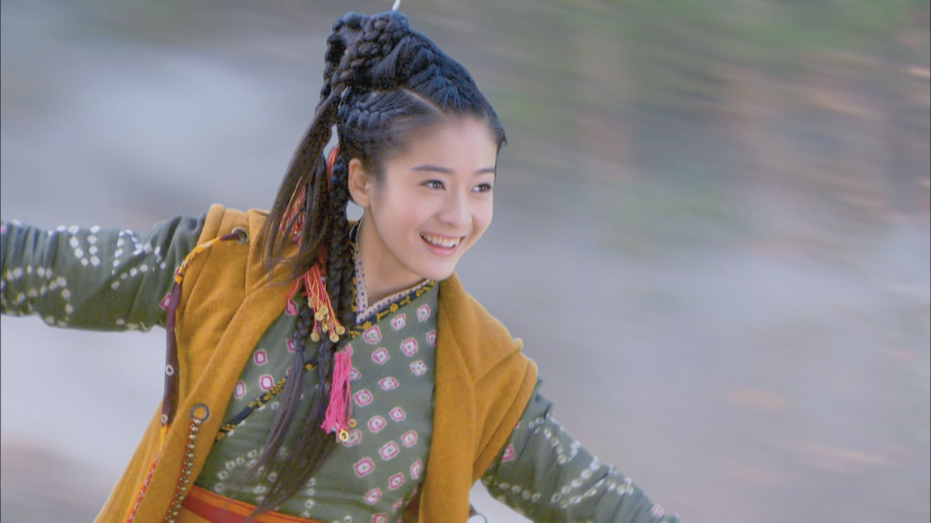 張雪迎在《神鵰俠侶》中飾演古靈精怪的郭襄一角。（中天提供）