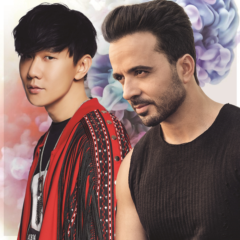 拉丁天王Luis Fonsi跟林俊傑合作的撩妹神曲〈Despacito緩緩〉一曝光就引起轟動。(環球提供)