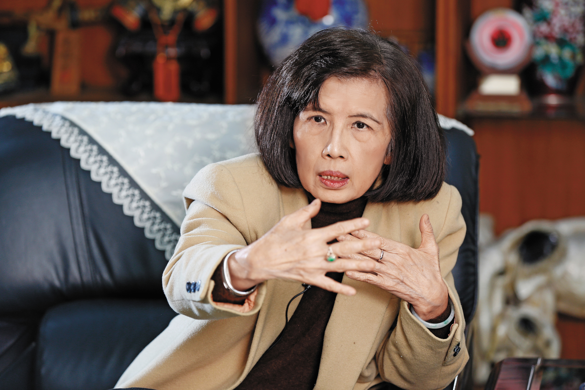 林郭文艷首次以大同董事長身分接受專訪時說：「過去十年的確比較辛苦，我們整頓虧損單位，目前改善轉型奏效，已交出比較好的成績單。」