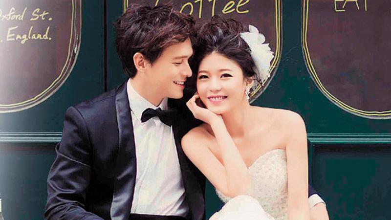 倪安東與妻子Vivi在2010年結婚後，一直到2014年才公開，並於隔年補拍婚紗，如今對簿公堂。（翻攝自倪安東臉書）