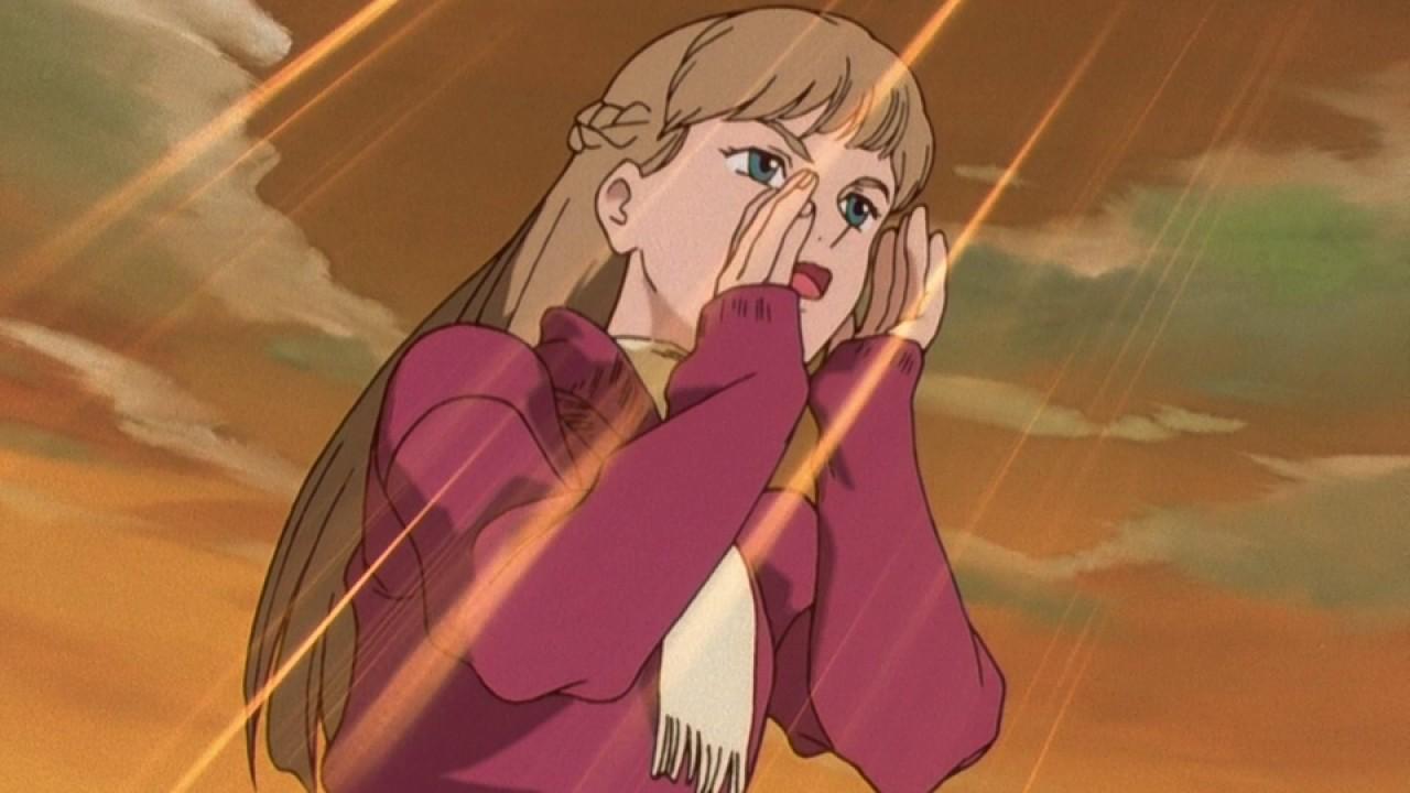 「我要殺了妳。」「那麼就趕快來殺我啊！」《鋼彈W》女主角莉莉娜面對男主角發出的生命威脅，反應非常冷靜、乾脆。圖片來源：翻攝自YOUTUBE（https://www.youtube.com/watch?v=L2LwpNaZzTA）