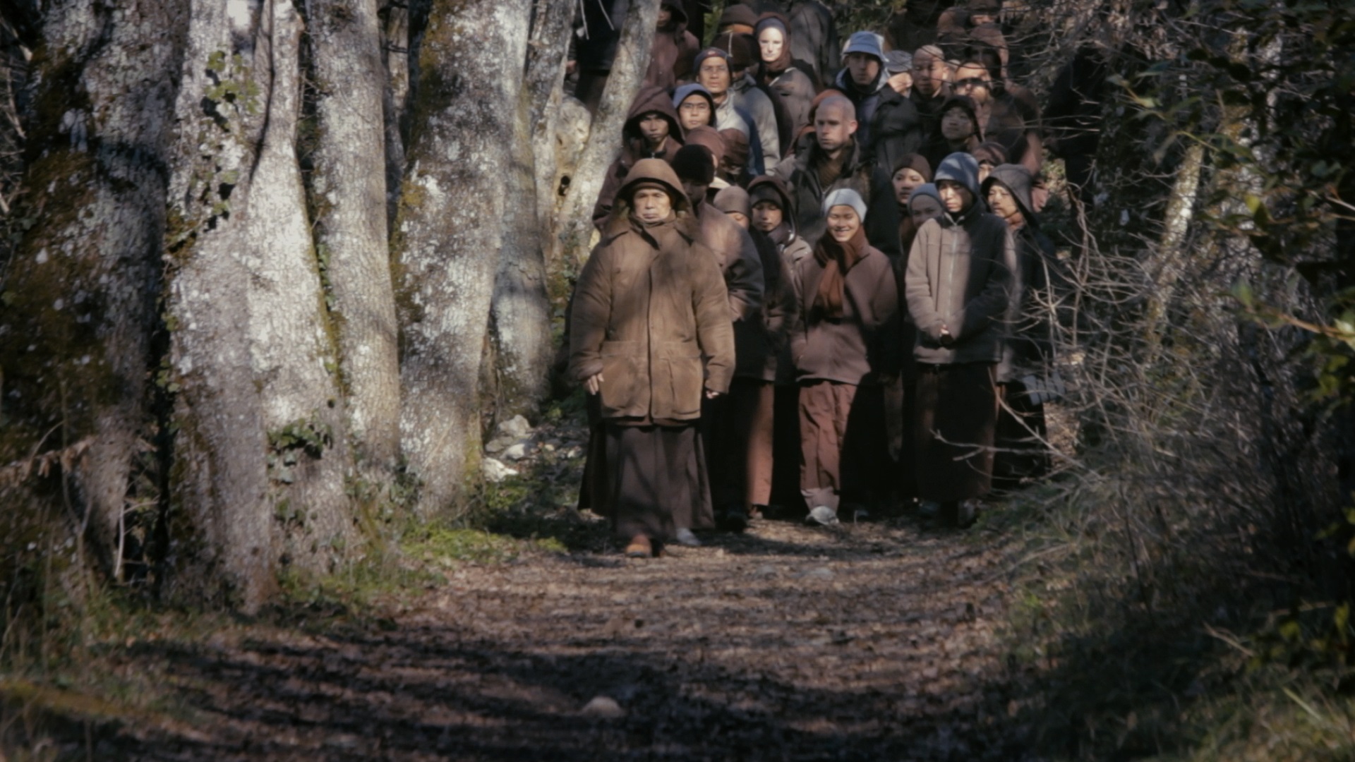 紀錄片《正念的奇蹟》以一行禪師為主角（前），因「正念」逐漸受重視，票房表現不錯。（安可提供）