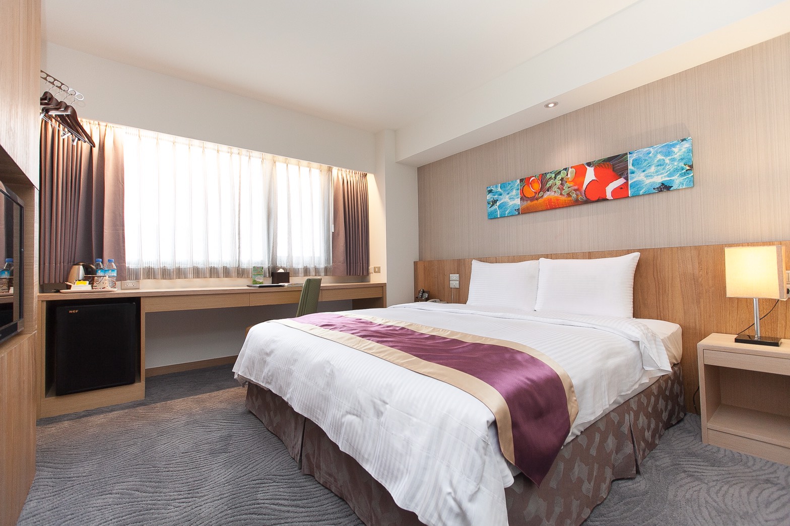 花蓮飯店業者提供災民免費住宿或休息。（花蓮富野渡假酒店提供）