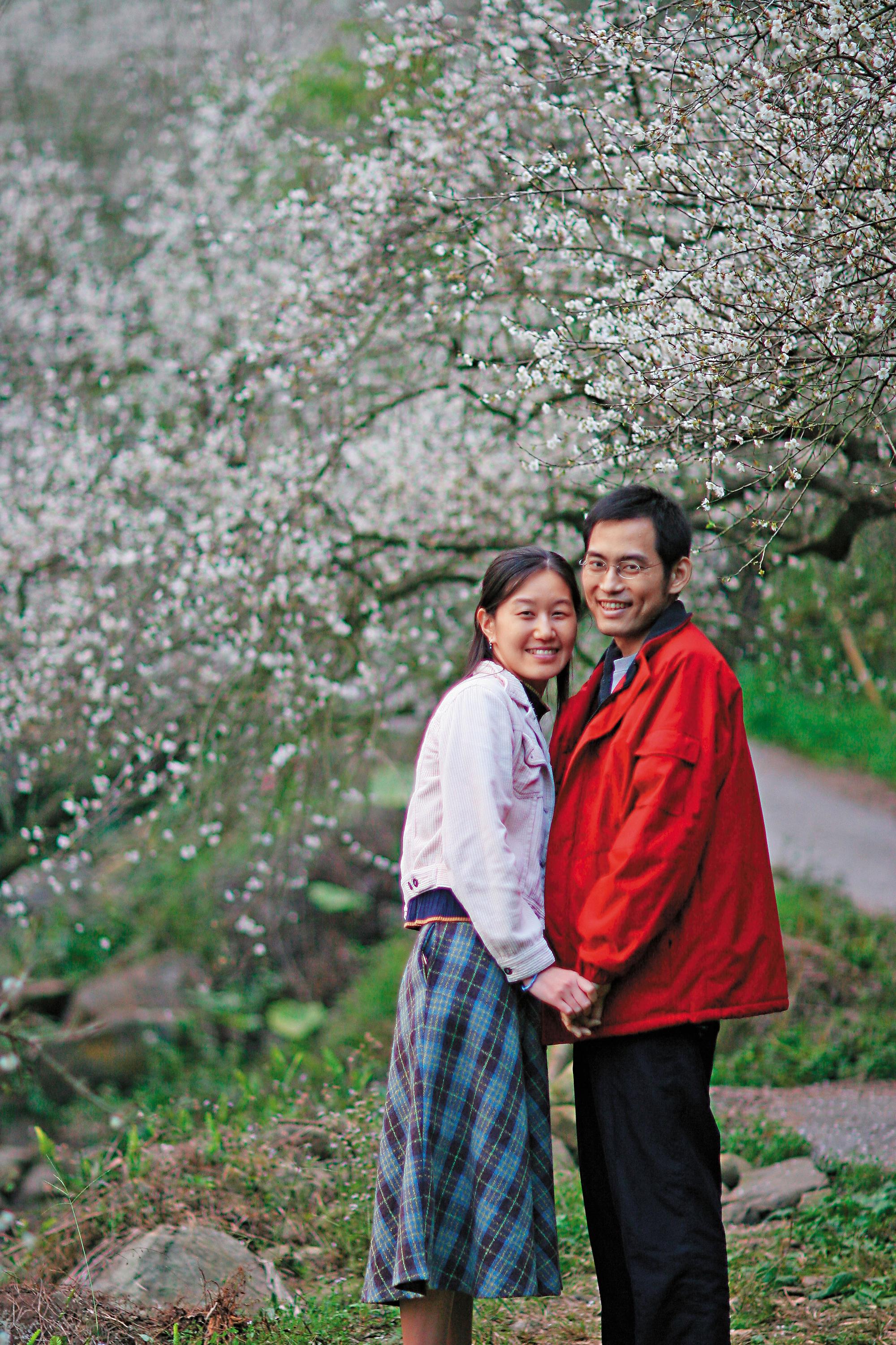 李玟萱和陳澤銘相識於1996年3月9日,陳澤銘2007年3月4日因胸腺癌病逝。(李玟萱提供)